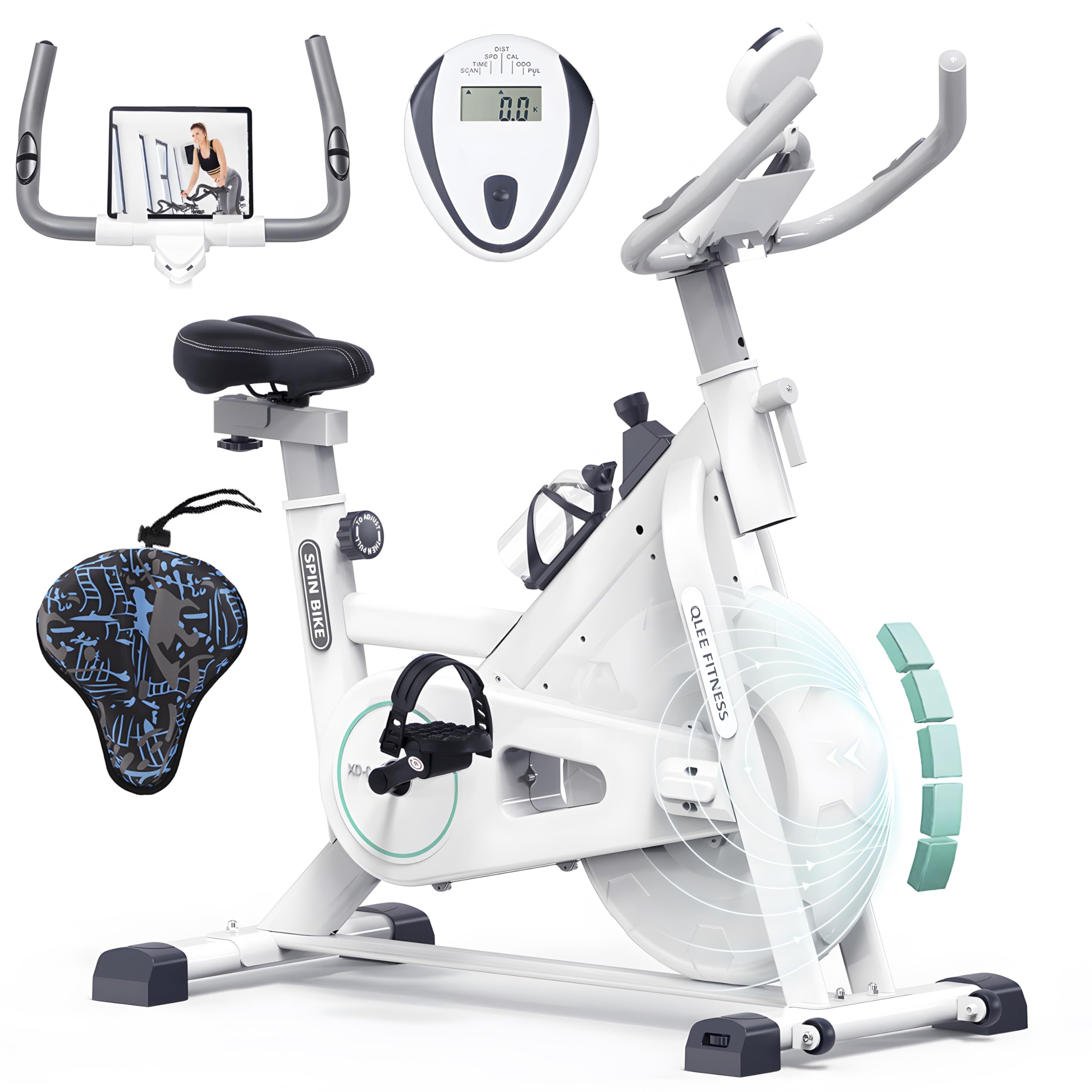 Amazon.co.jp: Toveo QLEE 第六世代フィットネスバイク スピンバイク