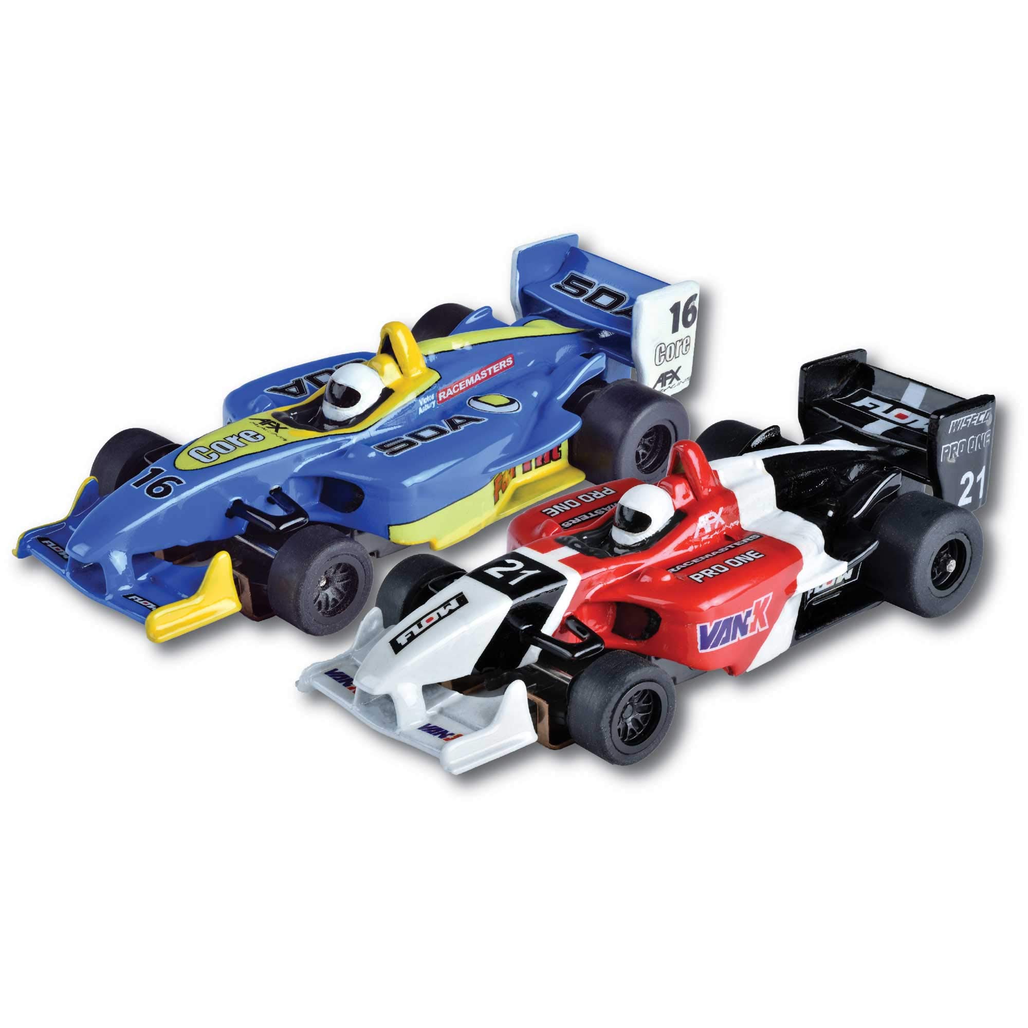 Amazon | AFX/Racemasters フォーミュラカー 2パック MG+スロットカー