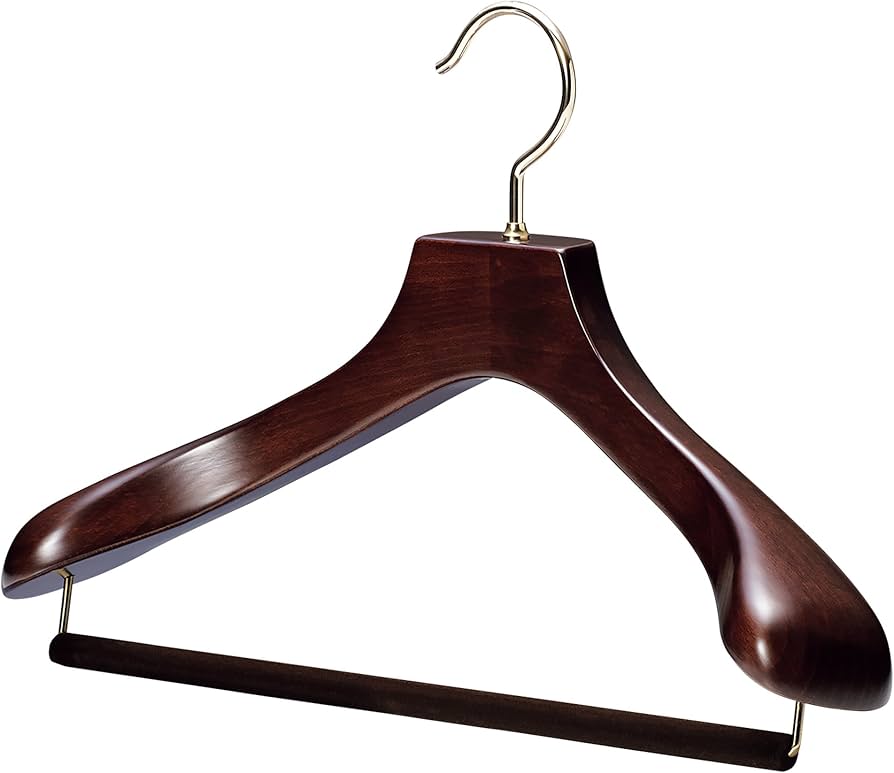 Amazon.co.jp: 【ナカタハンガー】日本製 小さめ木製メンズ スーツ