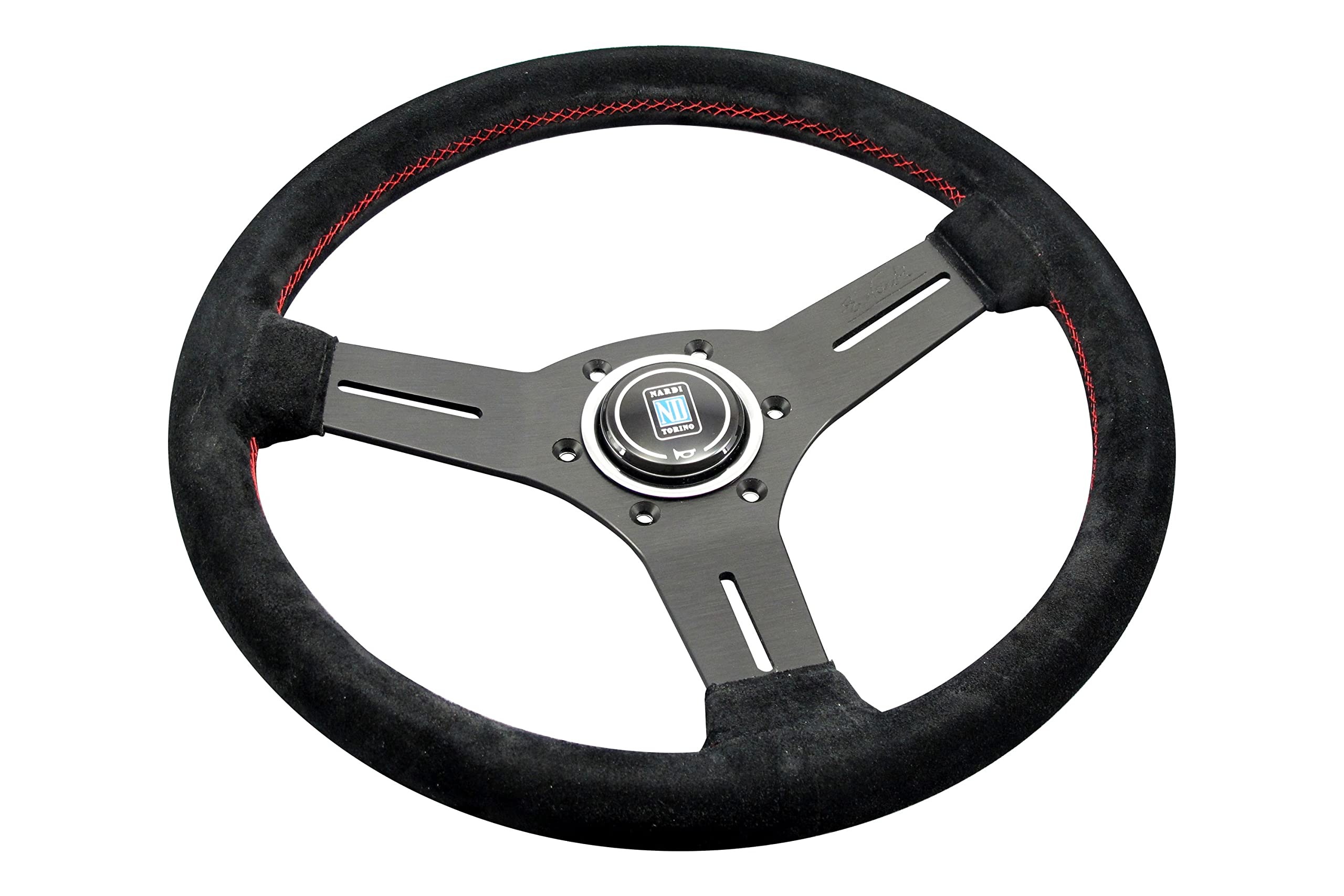 Amazon | Nardi ステアリングホイール - 競技用 - ブラックスエード