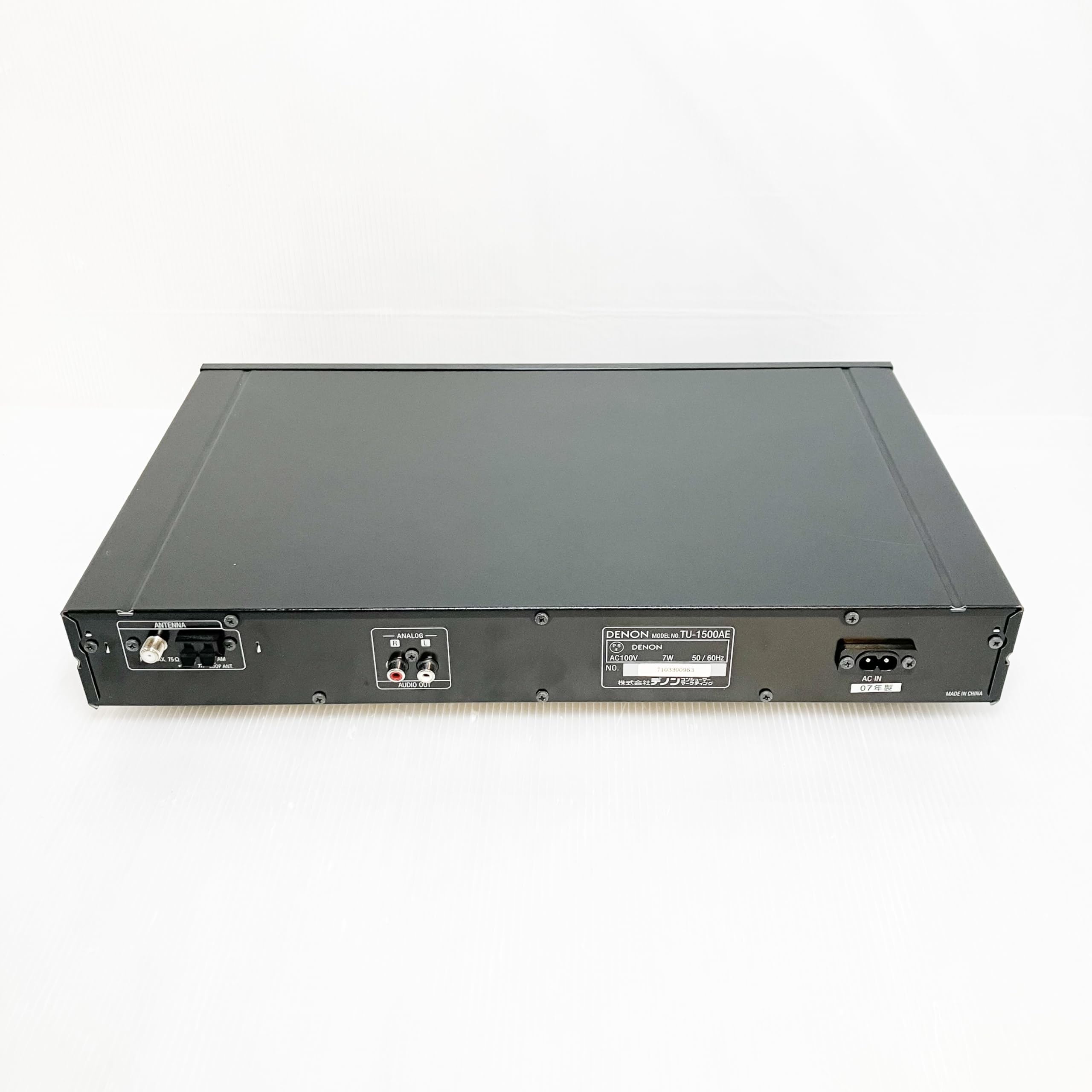 Amazon.co.jp: Denon AM/FM Stereo Tuner, Black TU-1500AE-K