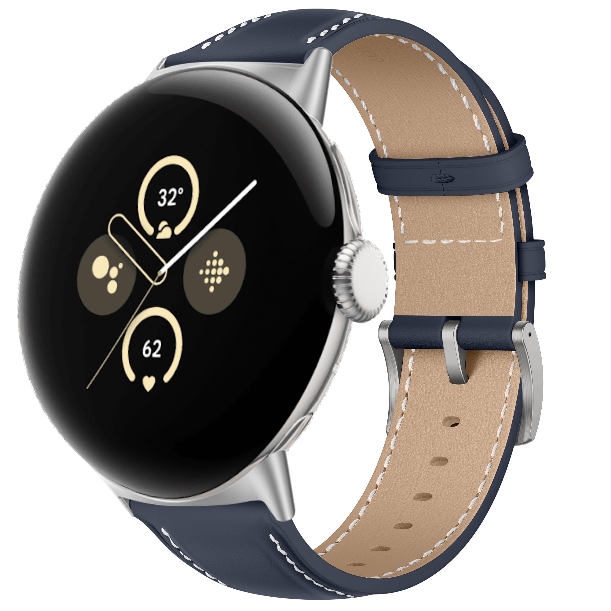 Amazon.co.jp: [LanQii] レザーバンド Google Pixel Watch 4 / 3 41mm