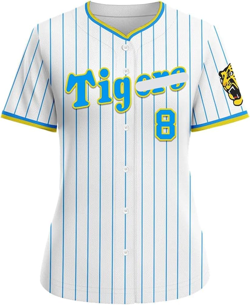 Amazon.co.jp: 阪神虎 佐藤 輝明 背番号8 レプリカユニフォーム 野球服