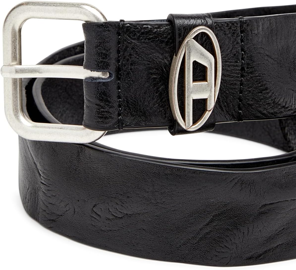 Amazon.co.jp: [Diesel] [ディーゼル] メンズ レザーベルト B-1DR OVAL