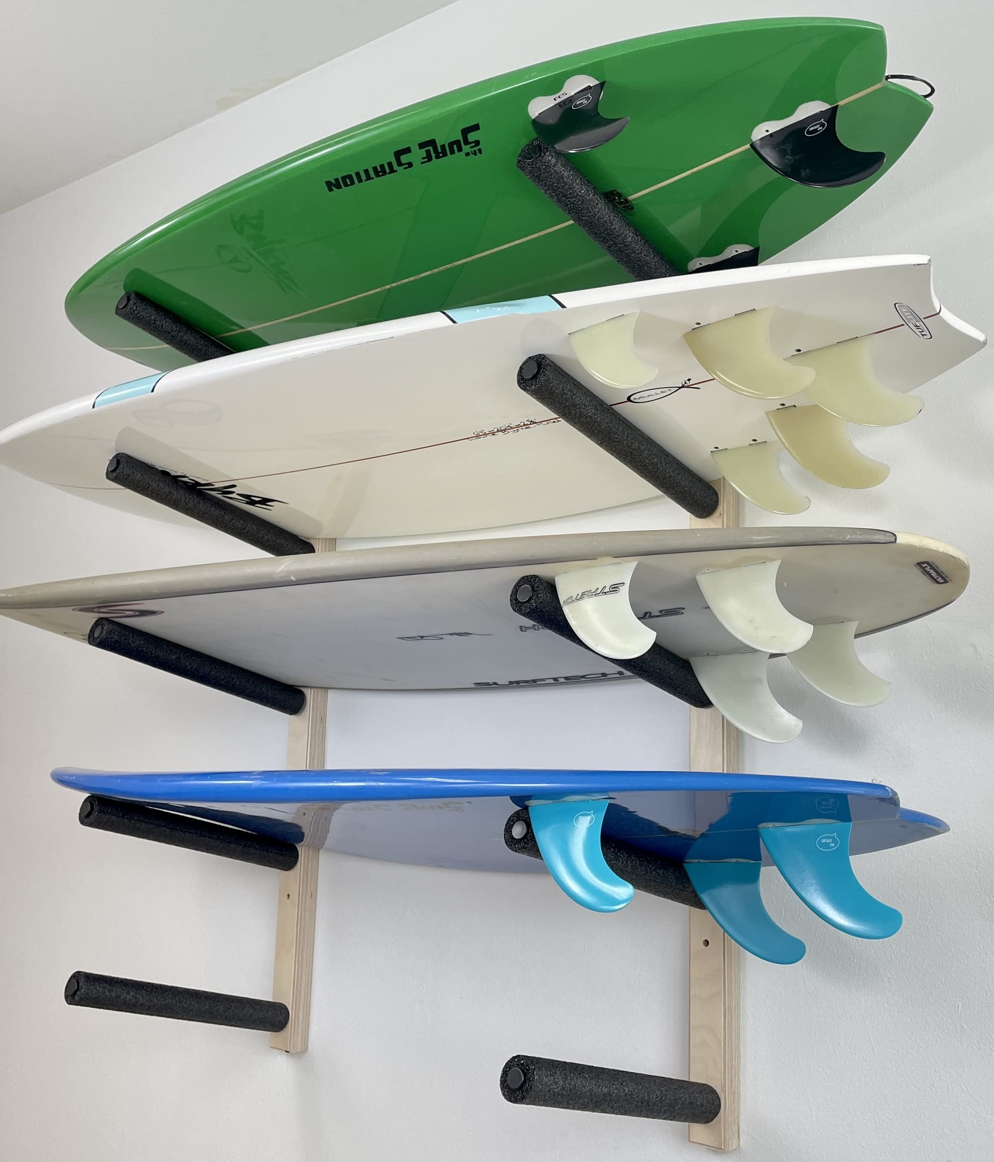 Amazon.co.jp: サーフボードウォールラック – ボード5枚収納