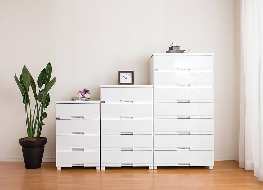 Amazon.co.jp: 天馬(Tenma) 使いやすさを追求した光沢仕上げのチェスト