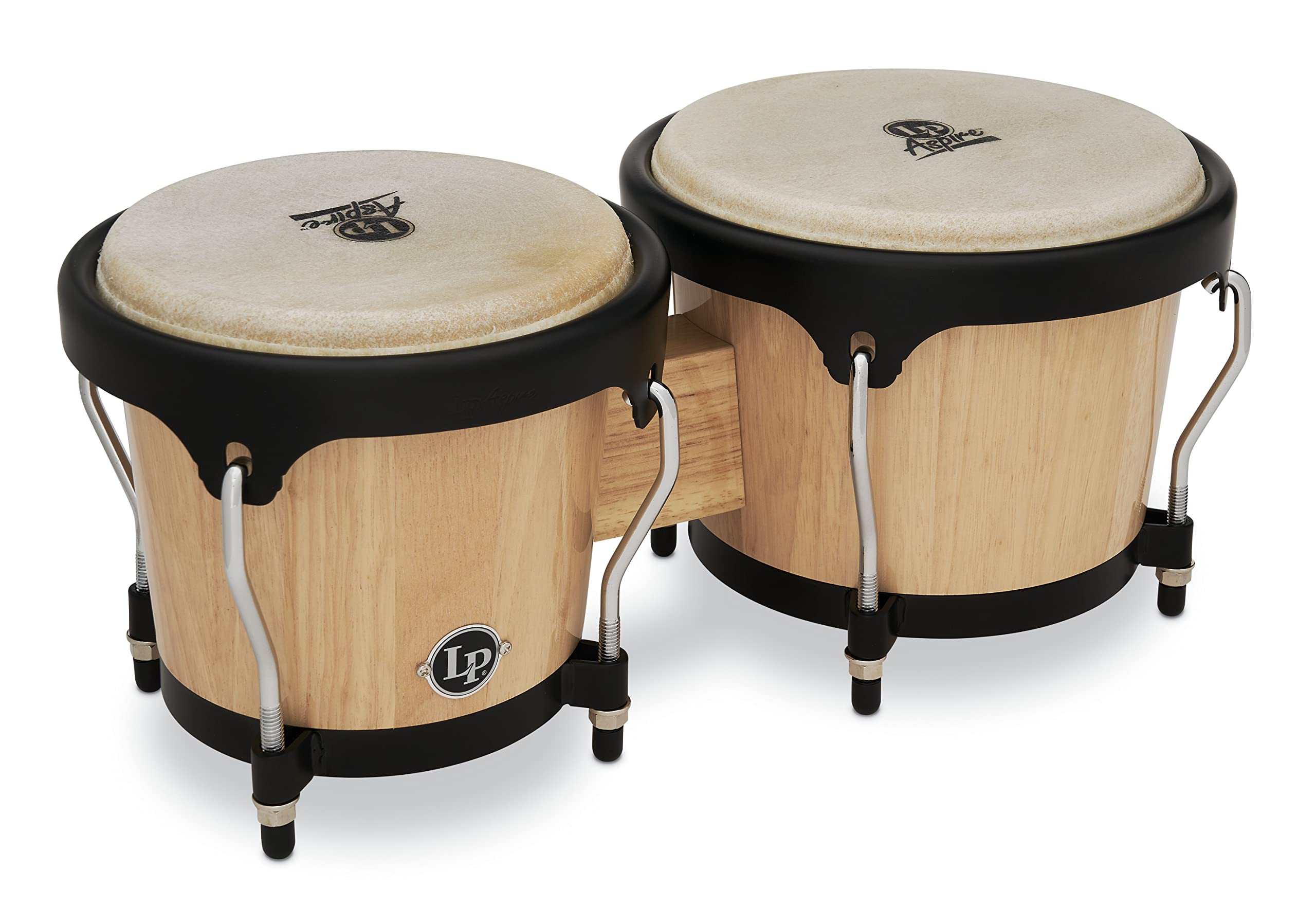 Amazon | LP エルピー ボンゴ Aspire Wood Bongos Black Hardware