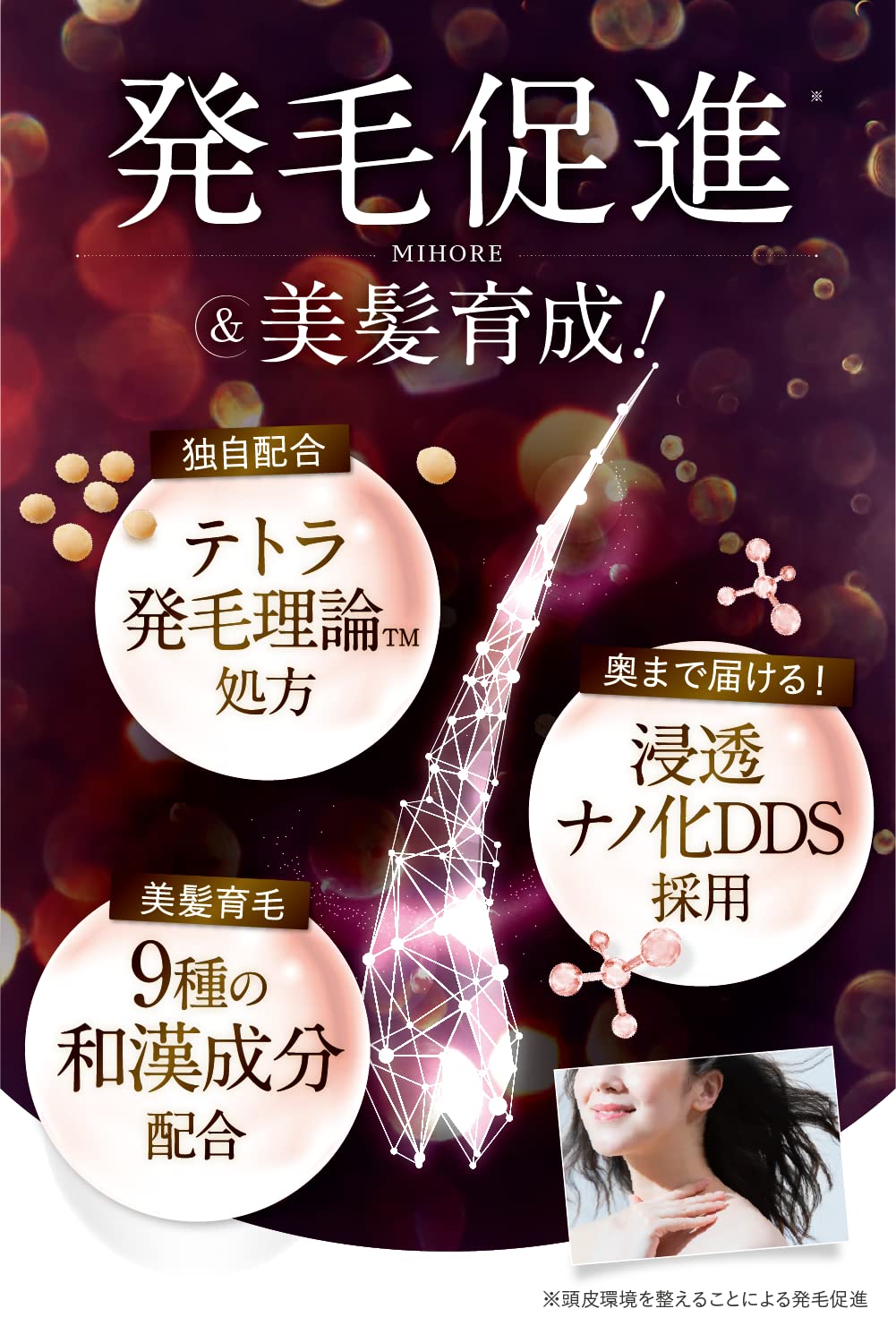 Amazon | ローション ミホレ 発毛促進剤 【 医薬部外品 】育毛 養毛