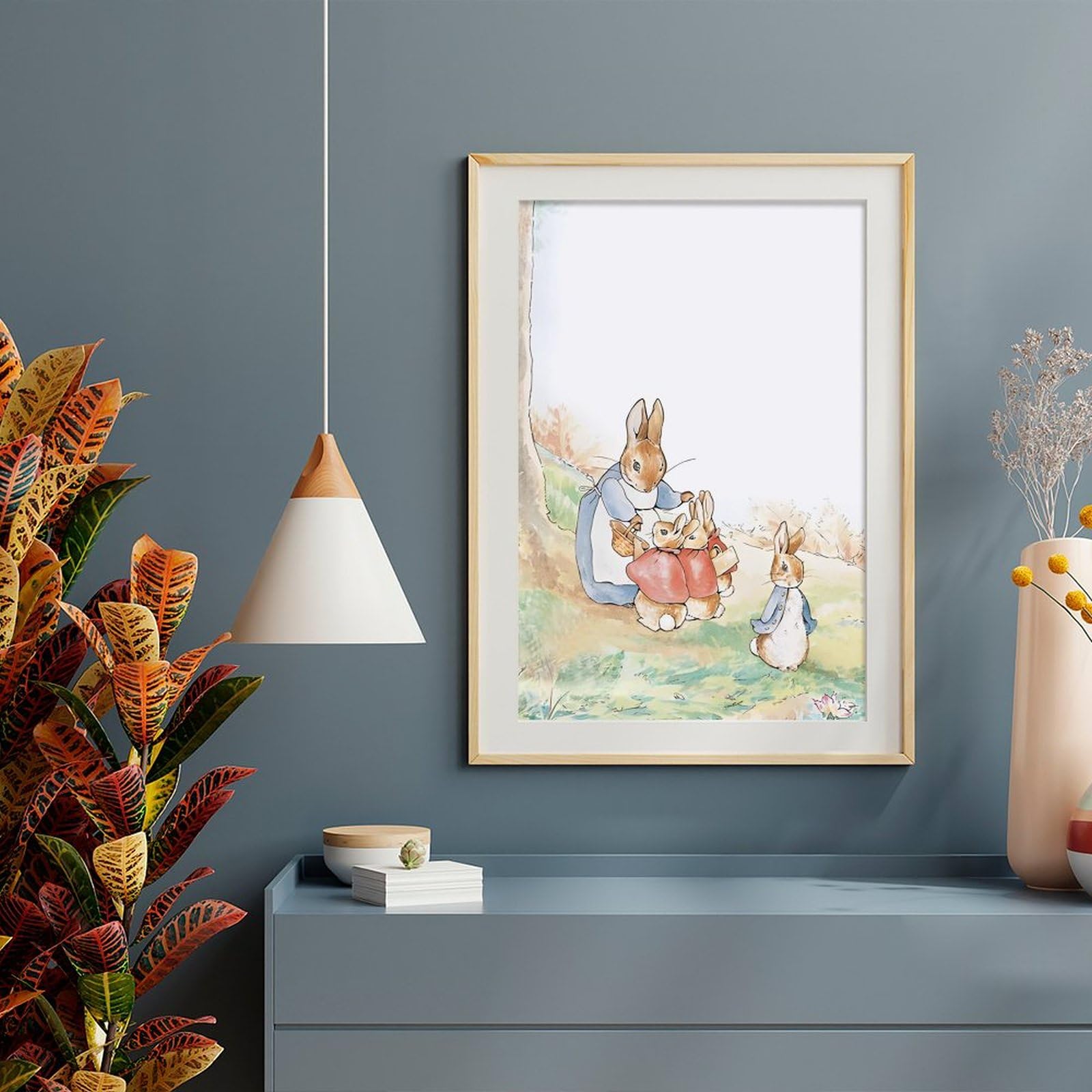 Amazon.co.jp: ピーターラビット ポスター 絵画 インテリア 壁紙用