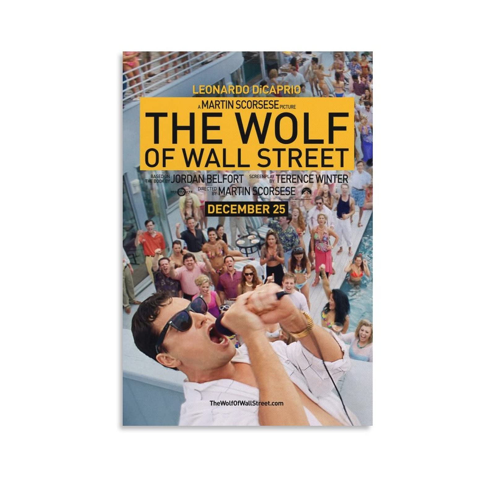 Amazon.co.jp: 映画チラシ 「ウルフ・オブ・ウォールストリート」 印刷