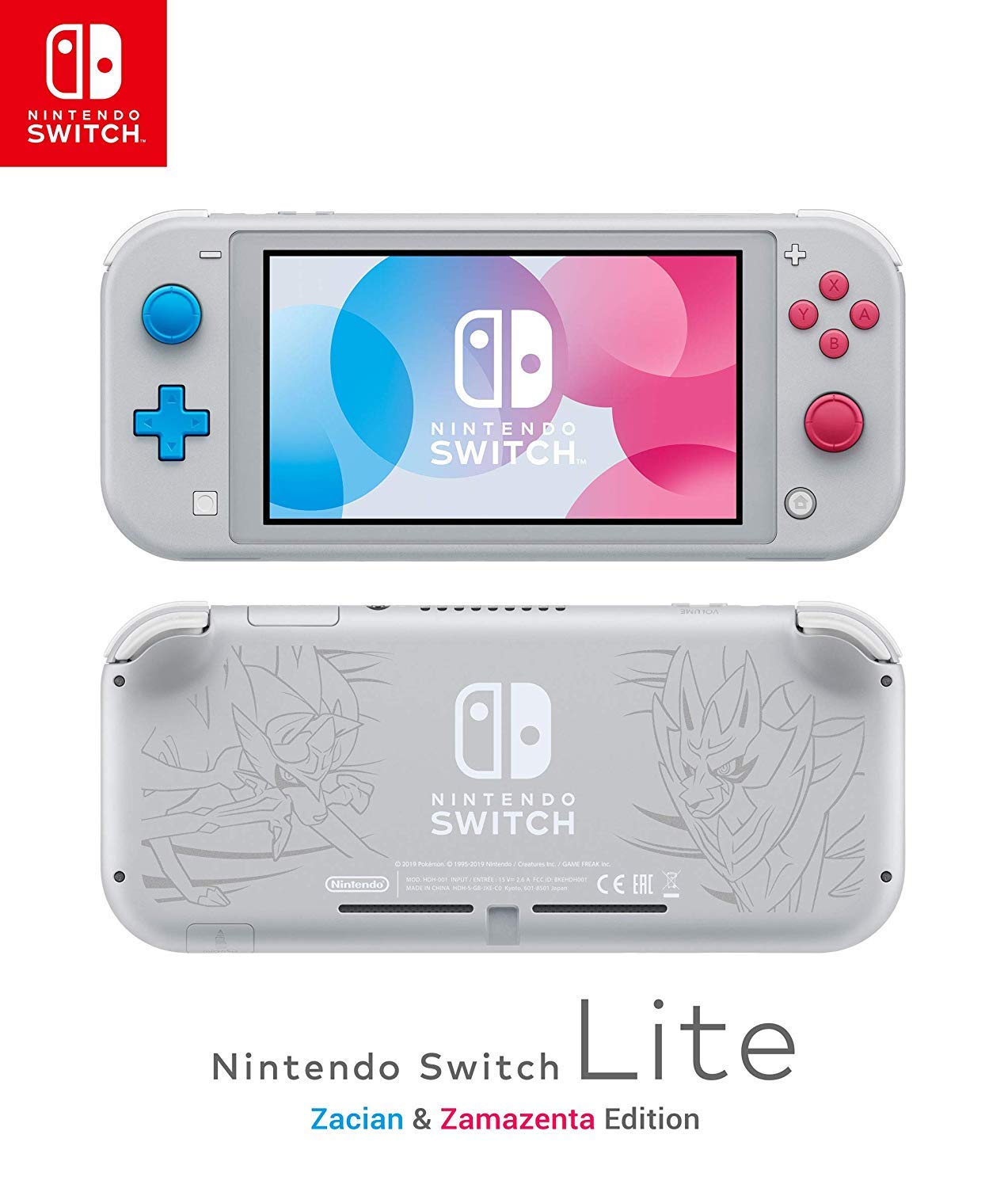 Amazon.com: Nintendo Switch Lite - Zacian and Zamazenta Edition