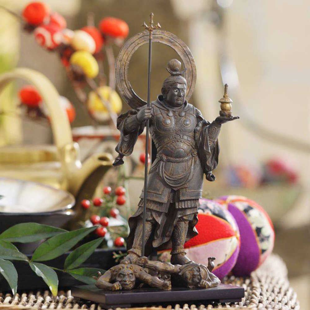 Amazon.co.jp: イスム TanaCOCORO[掌] 毘沙門天_仏像 フィギュア