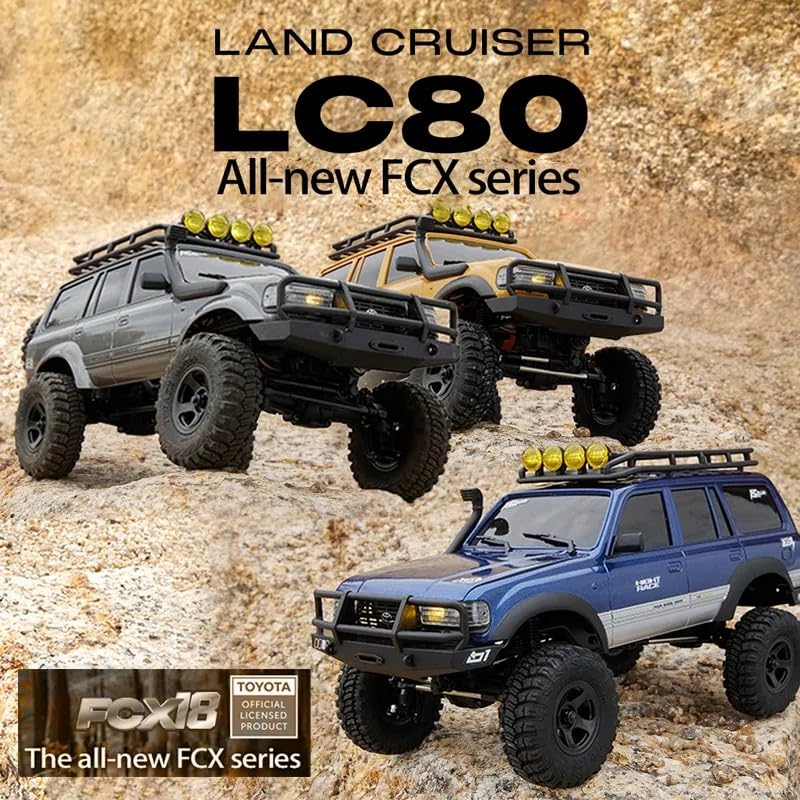Amazon.co.jp: FMS 1:18 ToyotaランドクルーザーLC80 RTRセット Land