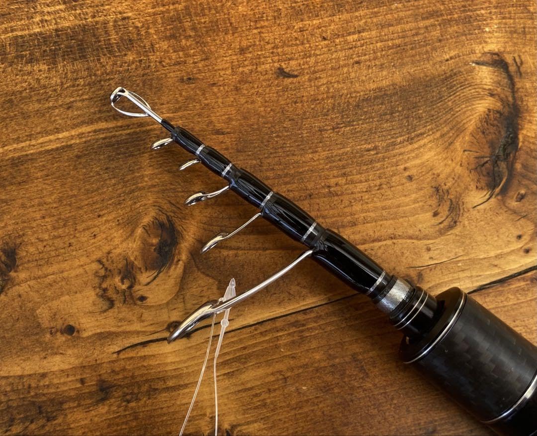 Amazon | スピニングテレスコロッド 5ft 渓流釣り トラウトロッド