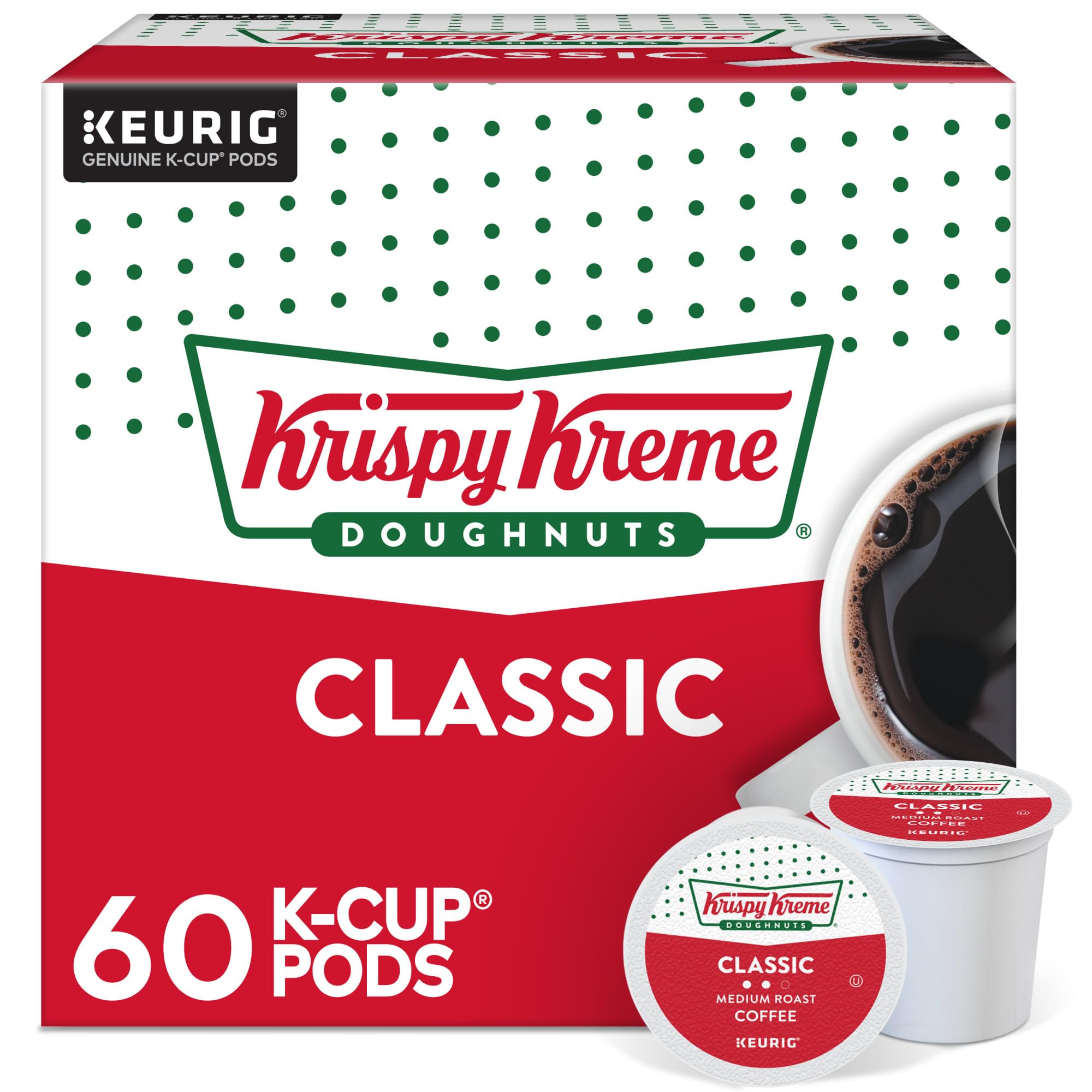 Amazon.com: Krispy Kreme Classic Keurig Single-Serve K-Cup Pods