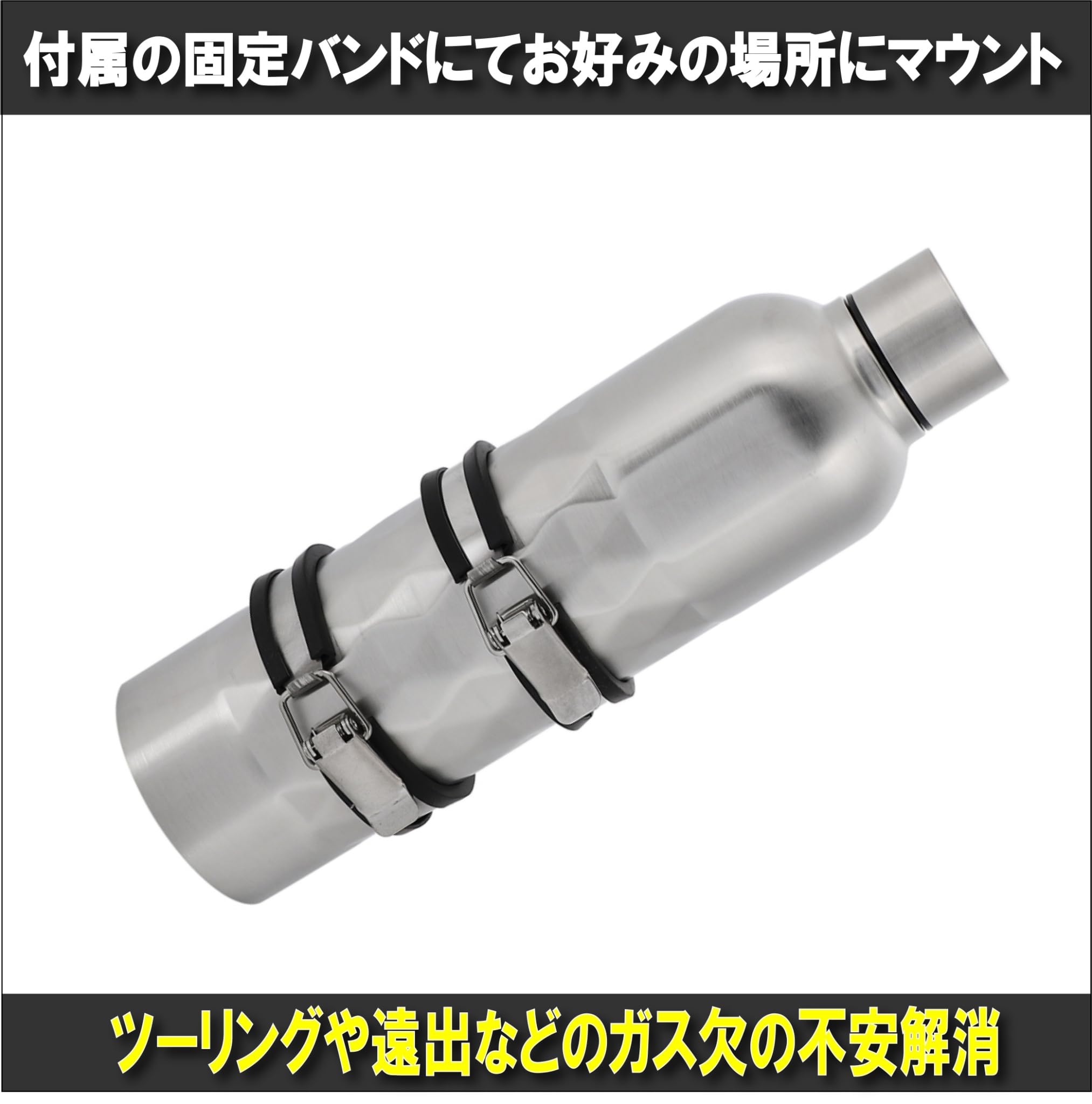 Amazon.co.jp: バイク エマージェンシータンク ステンレス製 携行缶