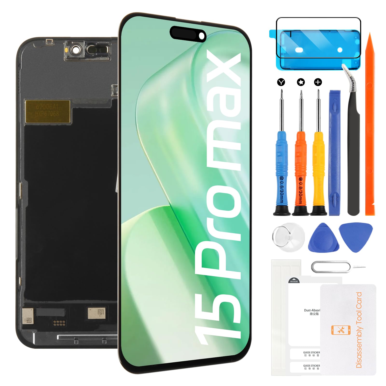 Amazon.co.jp: 液晶パネル For iPhone 15 Pro Max Incell 画面交換修理