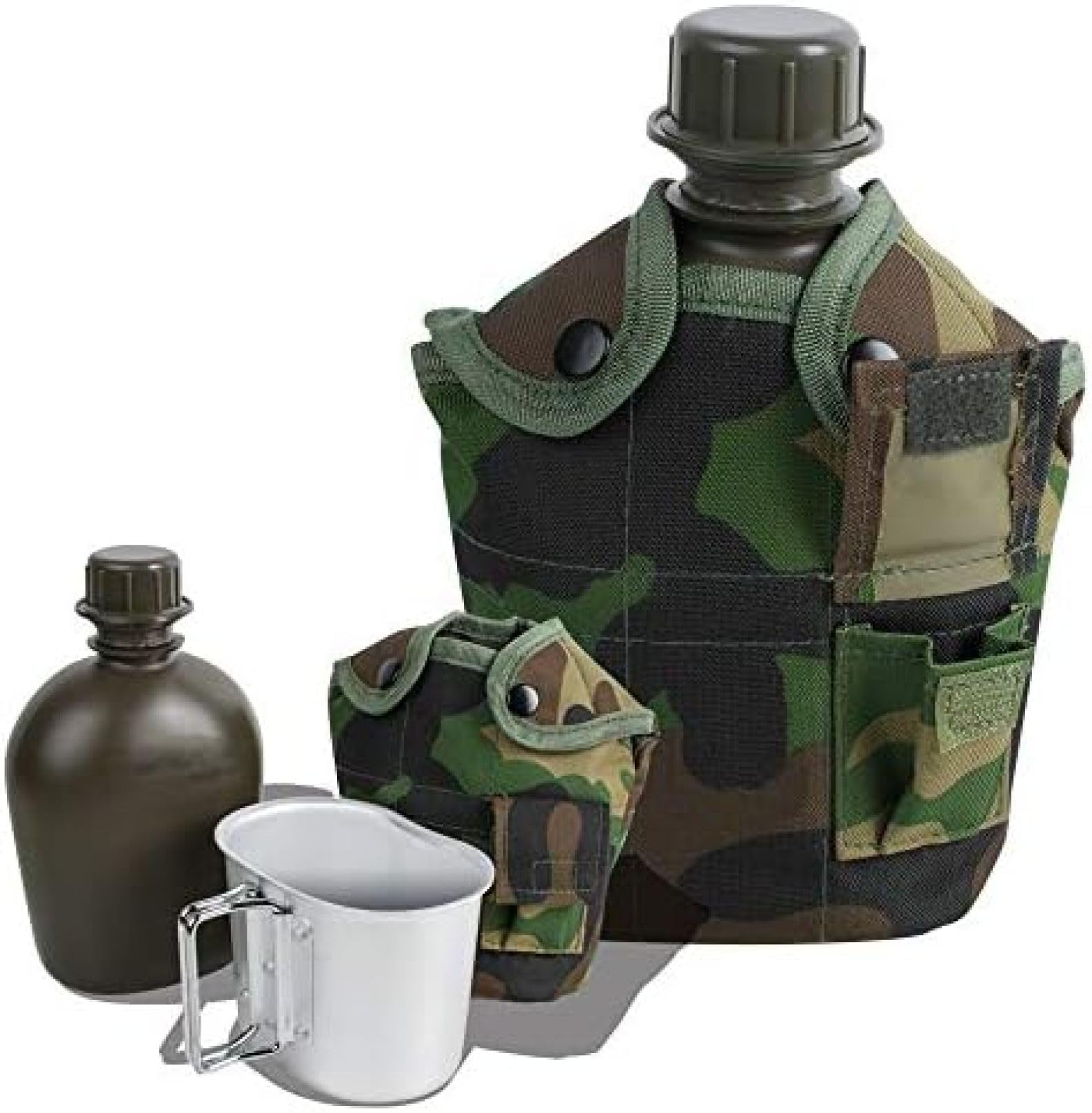 Amazon | ミリタリー水筒 男の子アルミ キャンティーン カップ付き