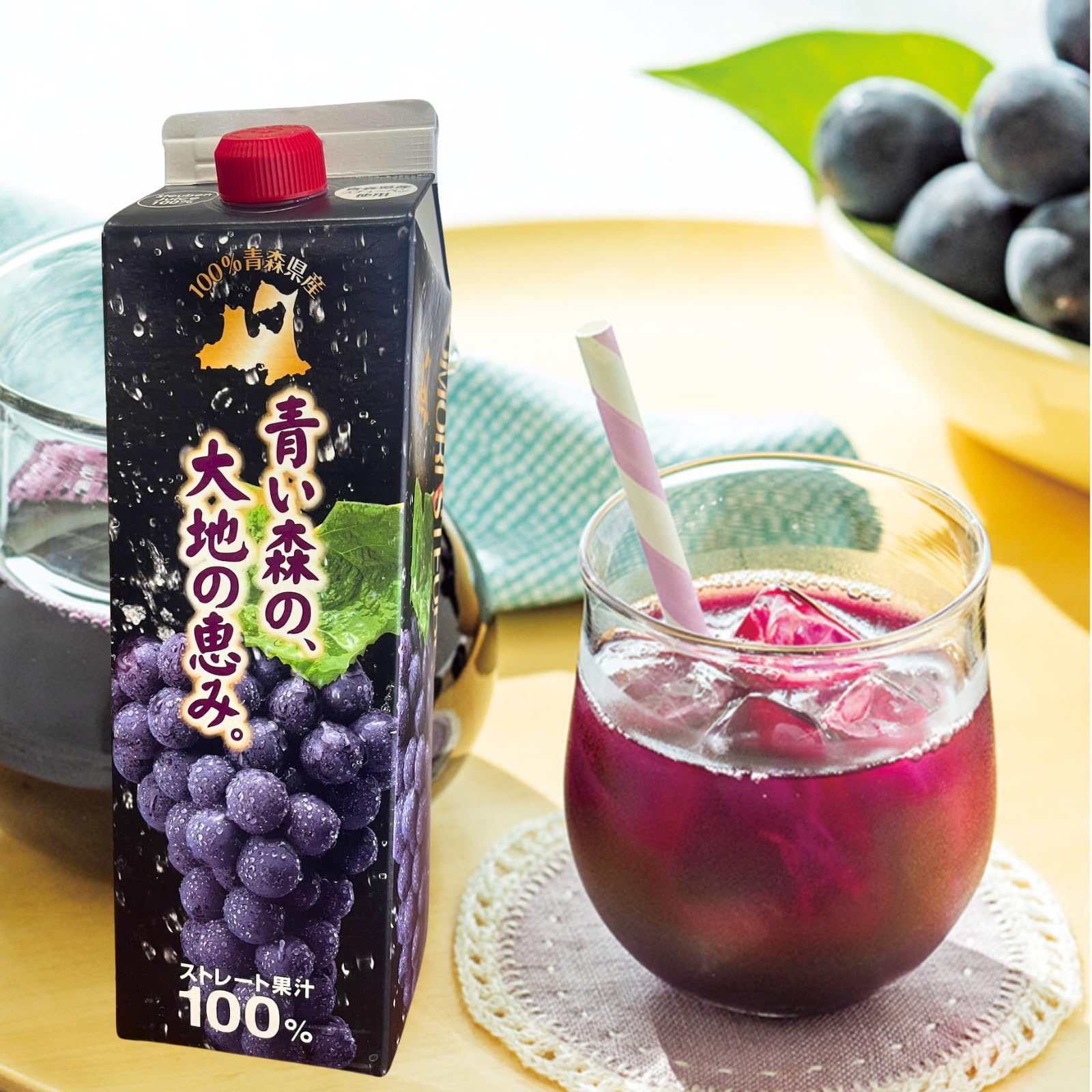 Amazon.co.jp: ぶどうジュース 紙パック 1L 12本入り 無添加