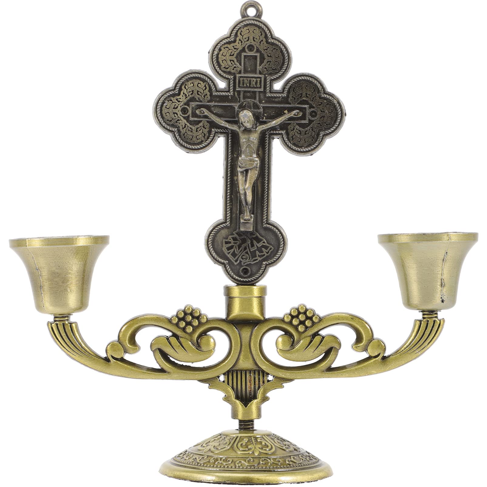 Amazon.co.jp: DECHOUS ヨーロ ル メタルオーナメント 燭台 アロイ製