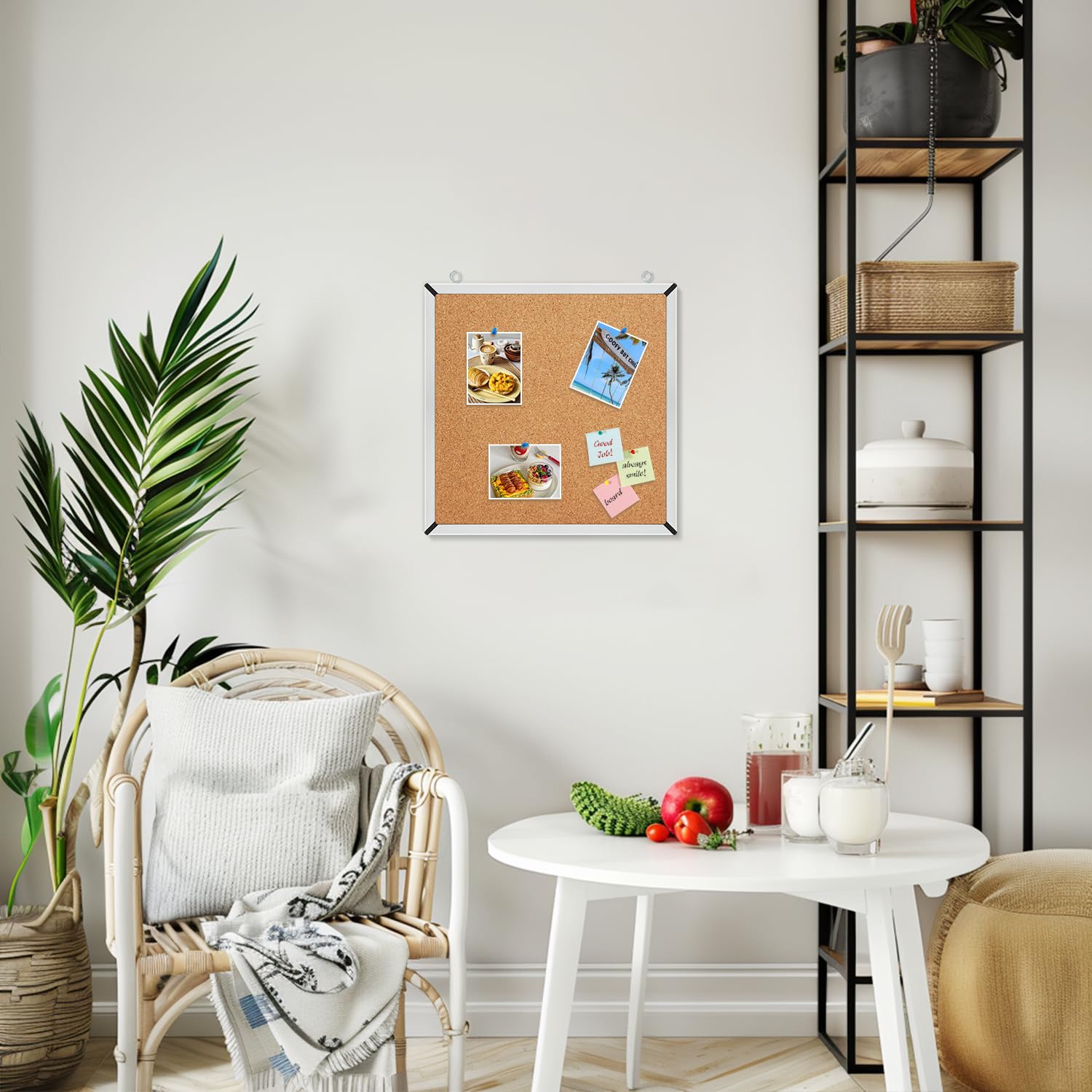 Amazon | コルクボード 10x10インチ | 掲示板 | 文房具・オフィス用品