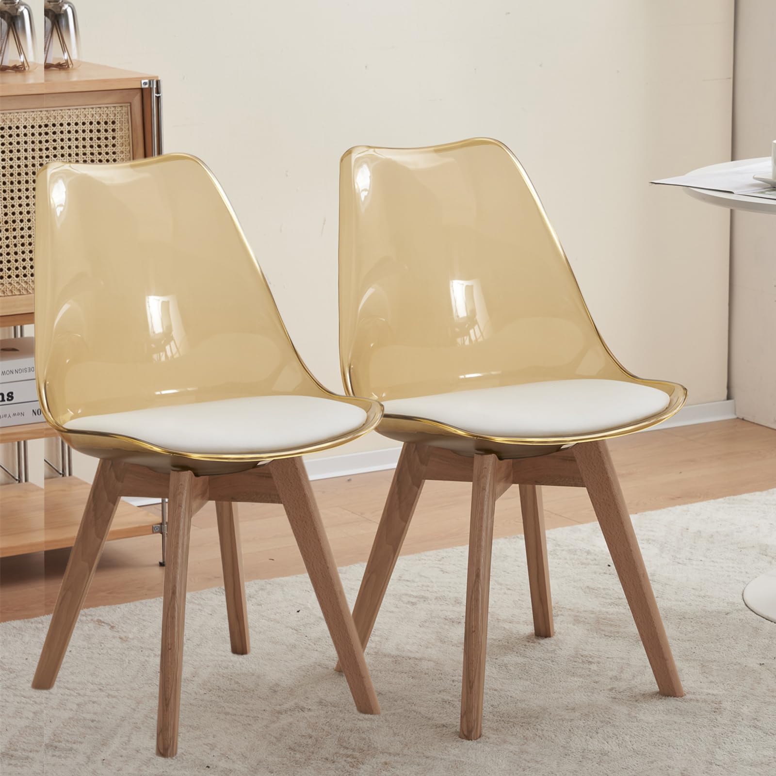 イームズチェア クリア お得な2脚セットイームズチェア ダイニング