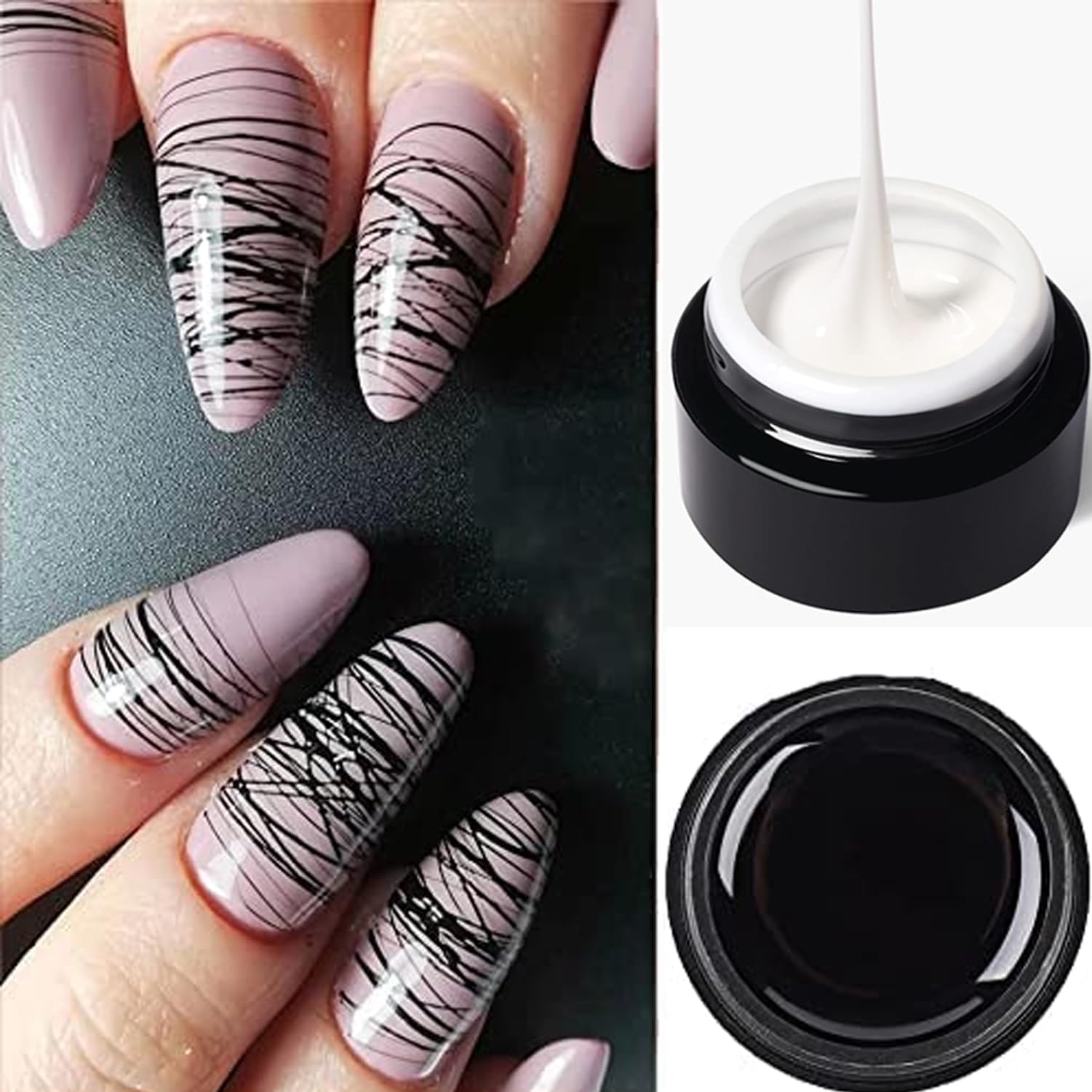 Amazon | Vonruiスパイダージェルネイルアートラインシルクポイント