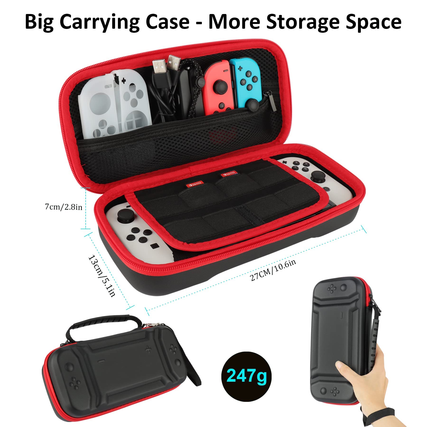 Amazon.com: Accessories Bundle for Nintendo Switch OLED Model