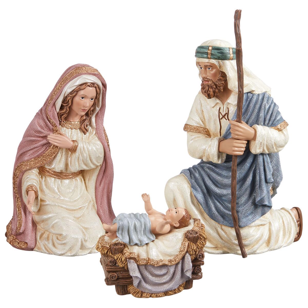 Amazon.com: KIRKLAND Signature Hand-Painted Christmas Nativity 13
