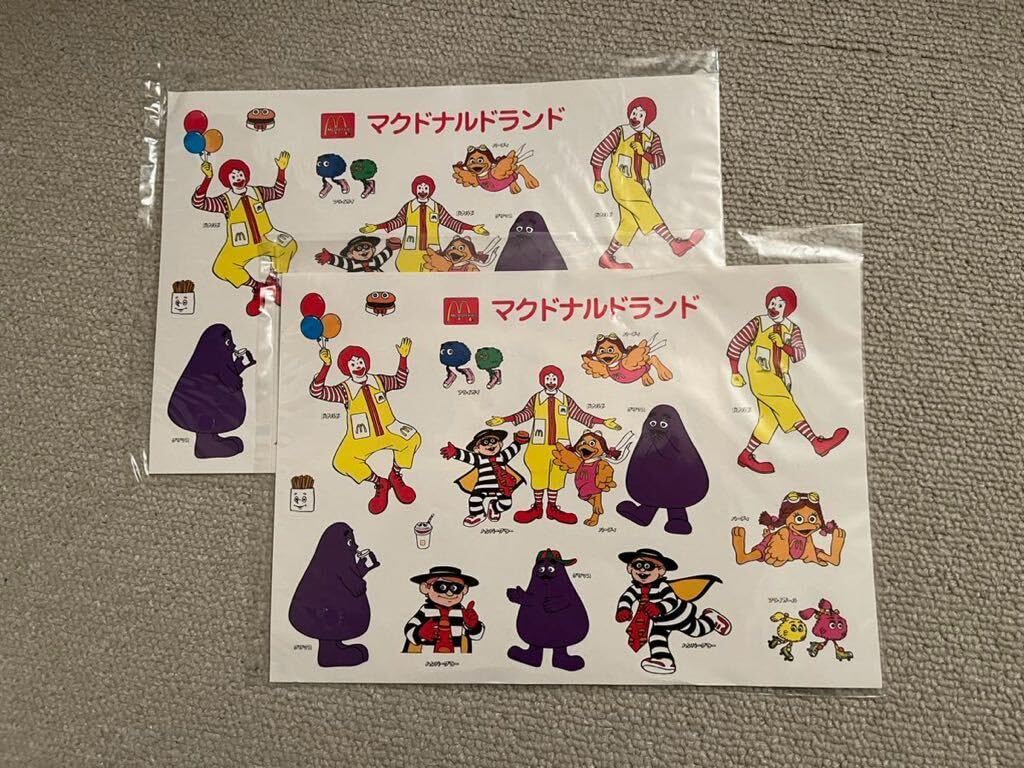 Amazon.co.jp: マクドナルド 昭和レトロ シール ハッピーセット
