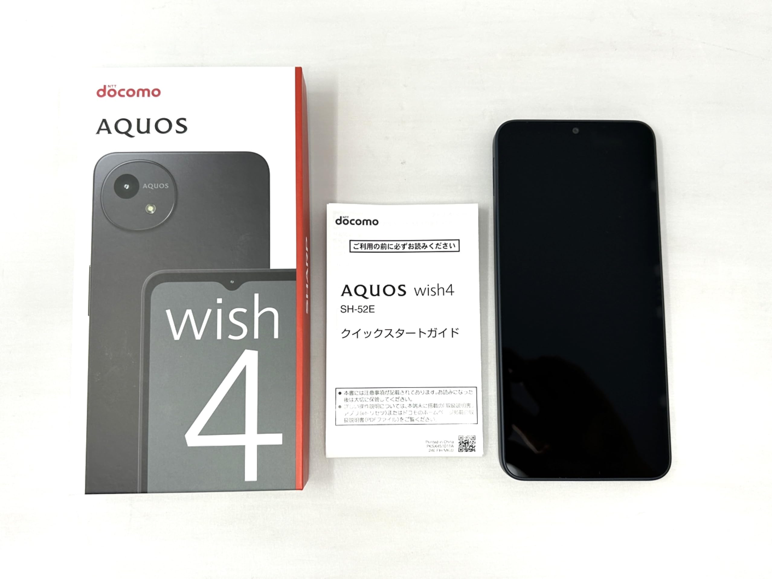 Amazon | Simフリー AQUOS wish4 SH-52E ブラック docomoモデルSIM