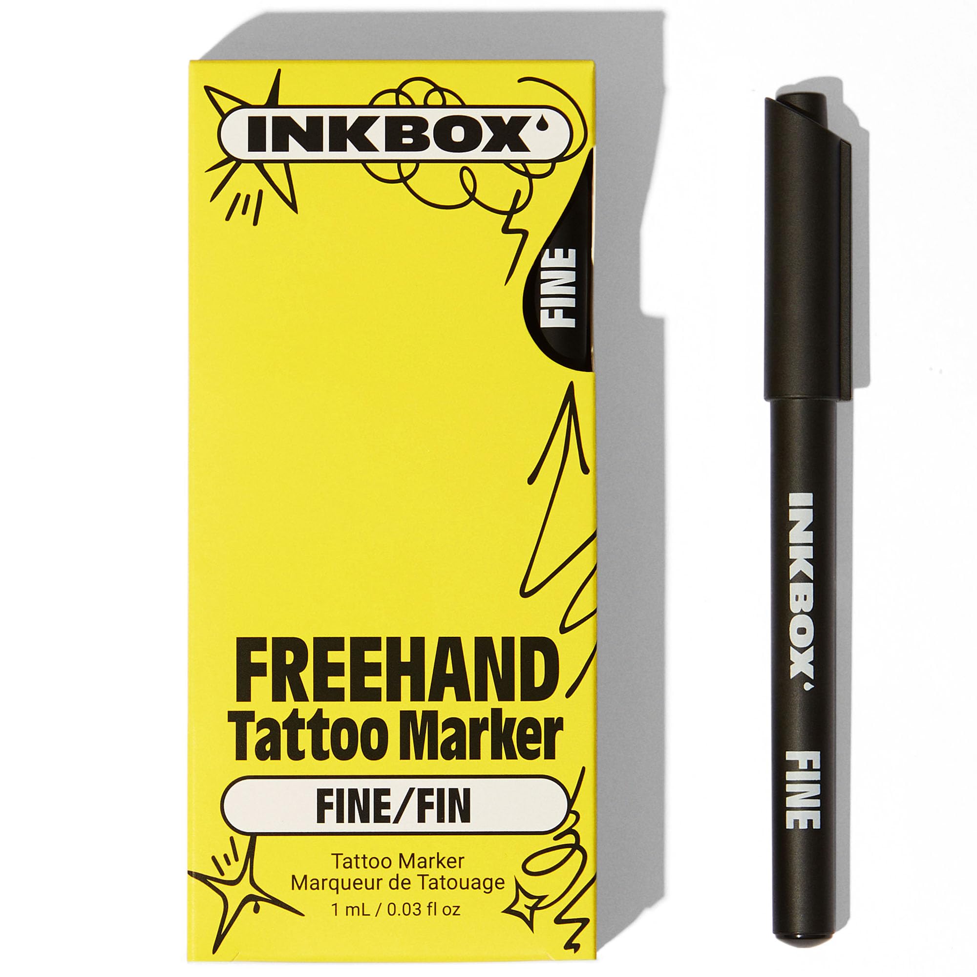 Amazon.co.jp: Inkbox タトゥーペン - 細かく、肌に描く、長持ち1~2