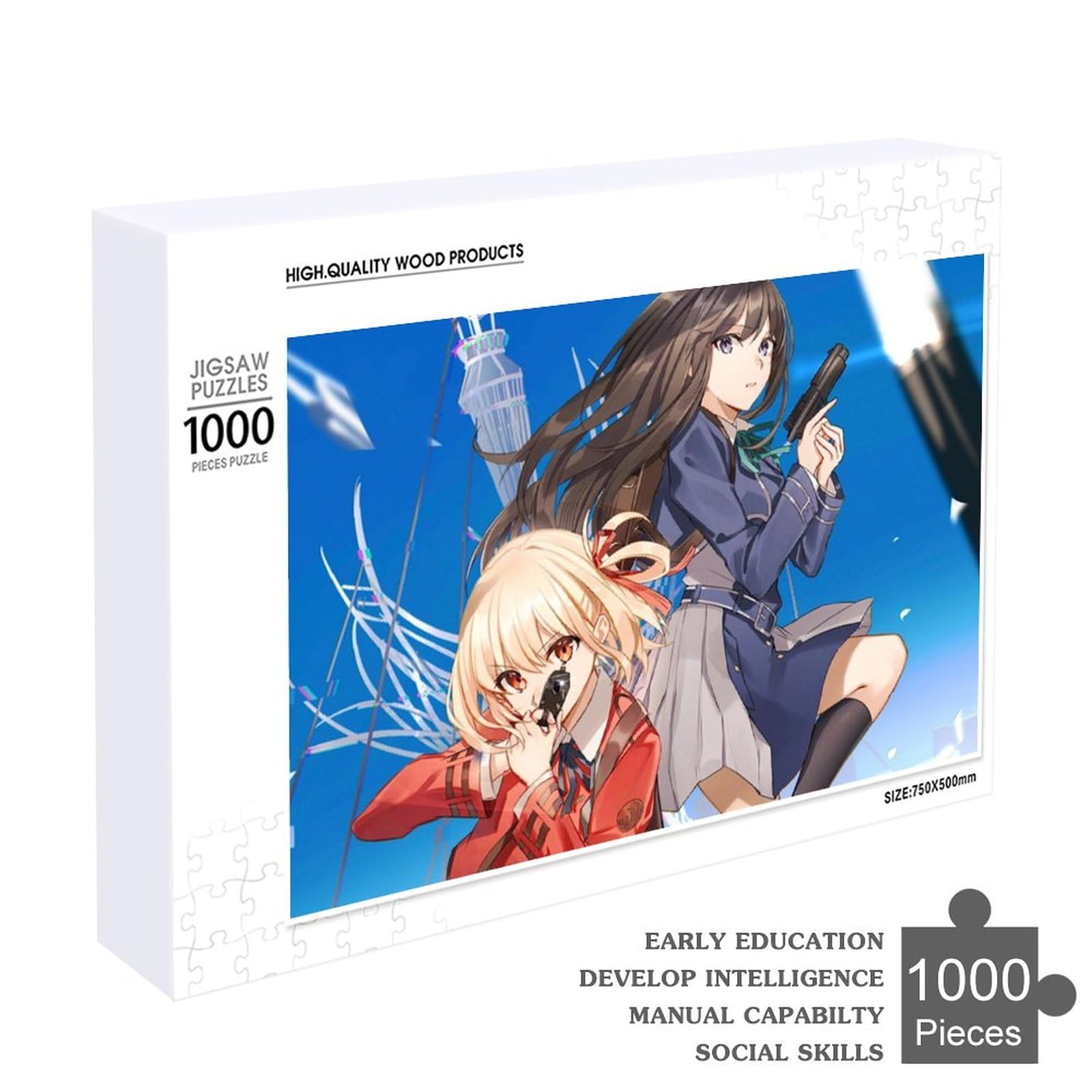 Amazon.co.jp: ジグソーパズル リコリス・リコイル ちさたき 1000/500