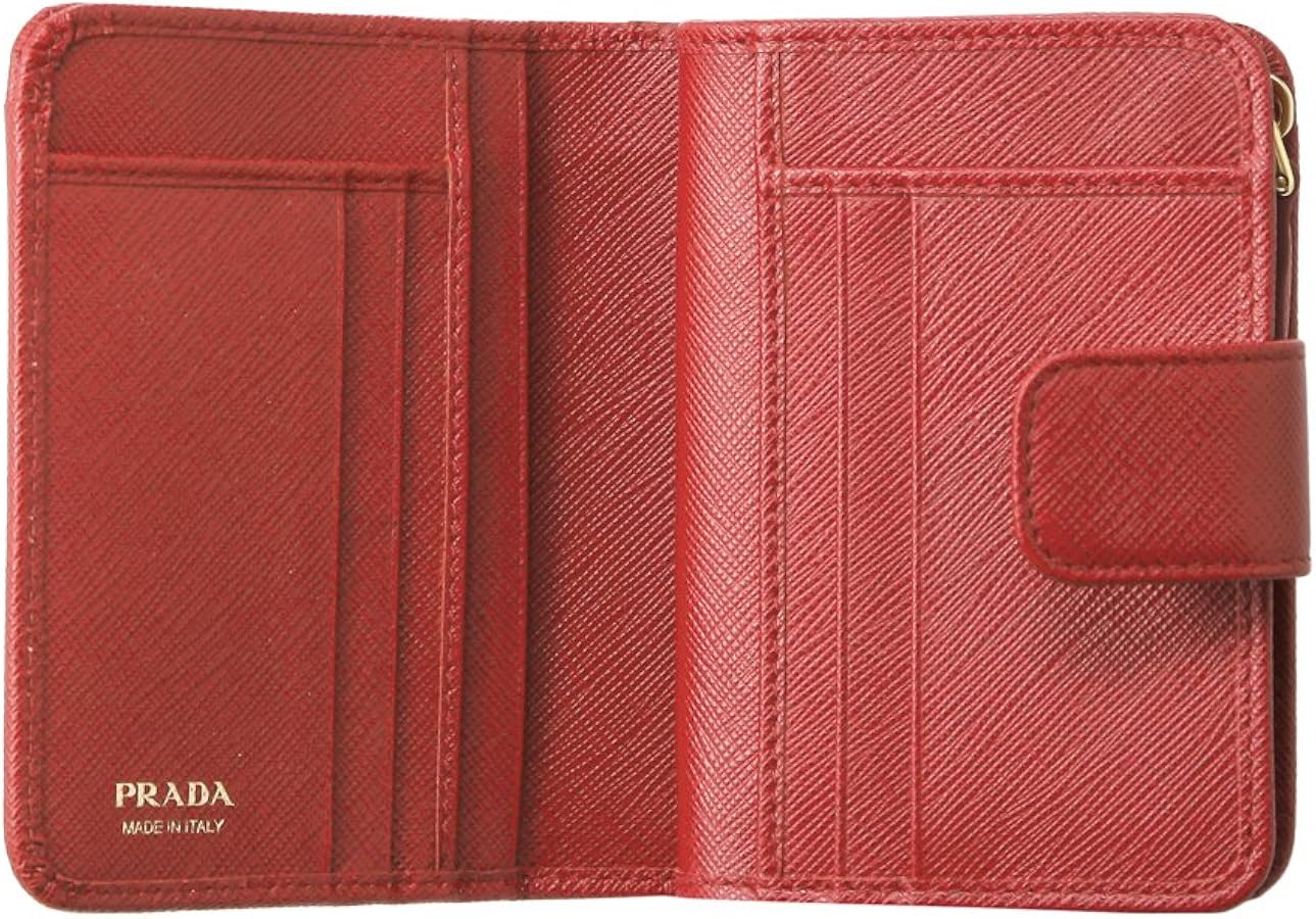 Amazon | [Prada] プラダ 2つ折り財布 1ML018 QWA F068Z サフィアーノ