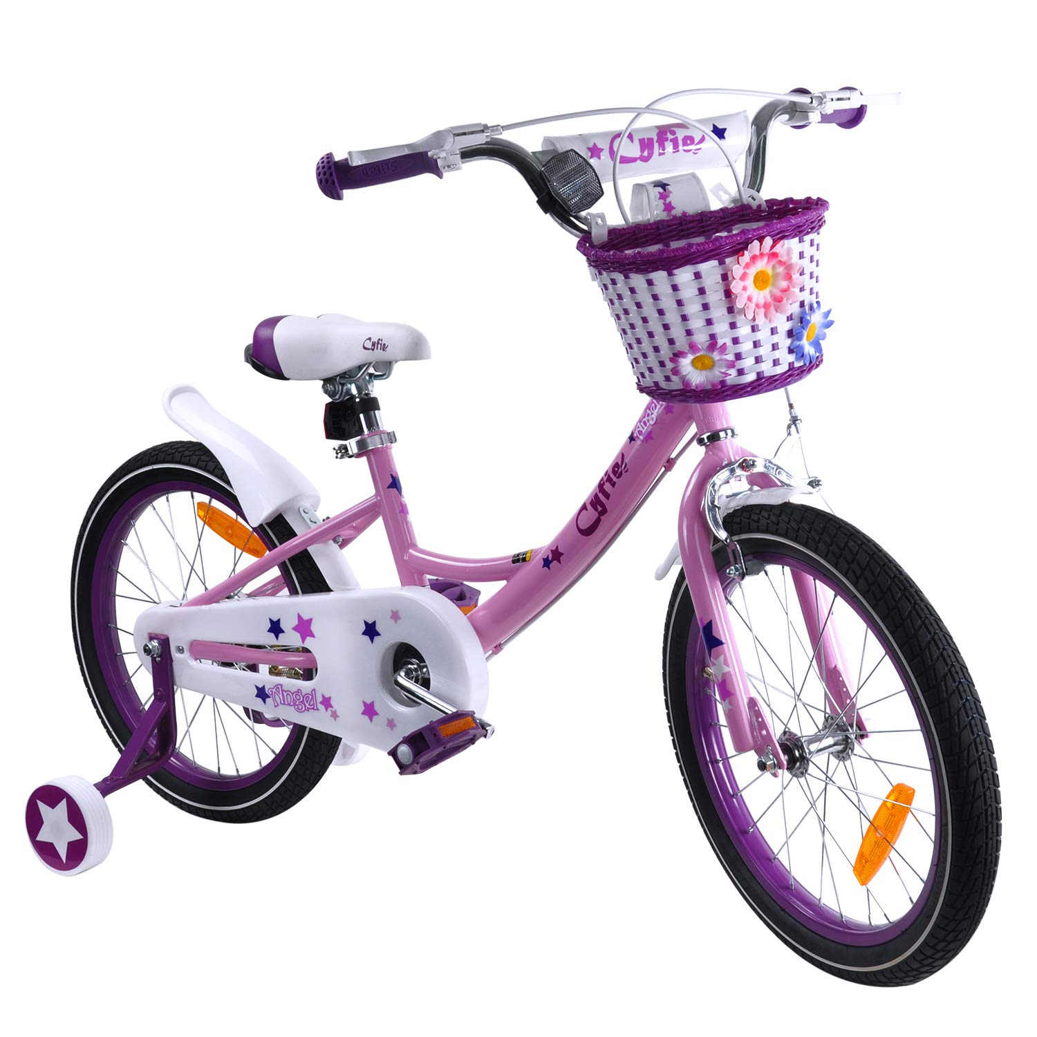 Amazon.co.jp: CYFIE 子供用自転車 自転車 14インチ 女の子 子供 紫