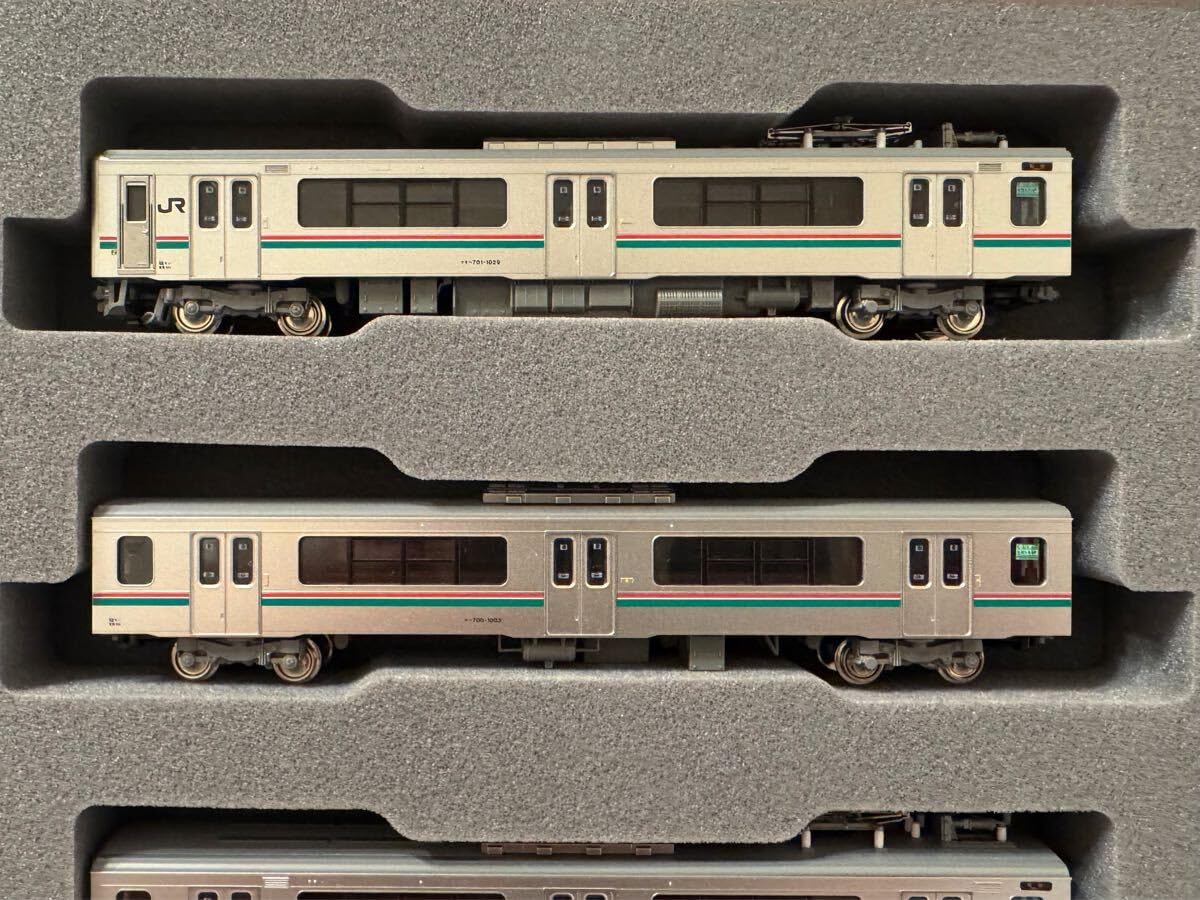 マイクロエース E721系0番台/KATO 701系1000番台仙台色 10両