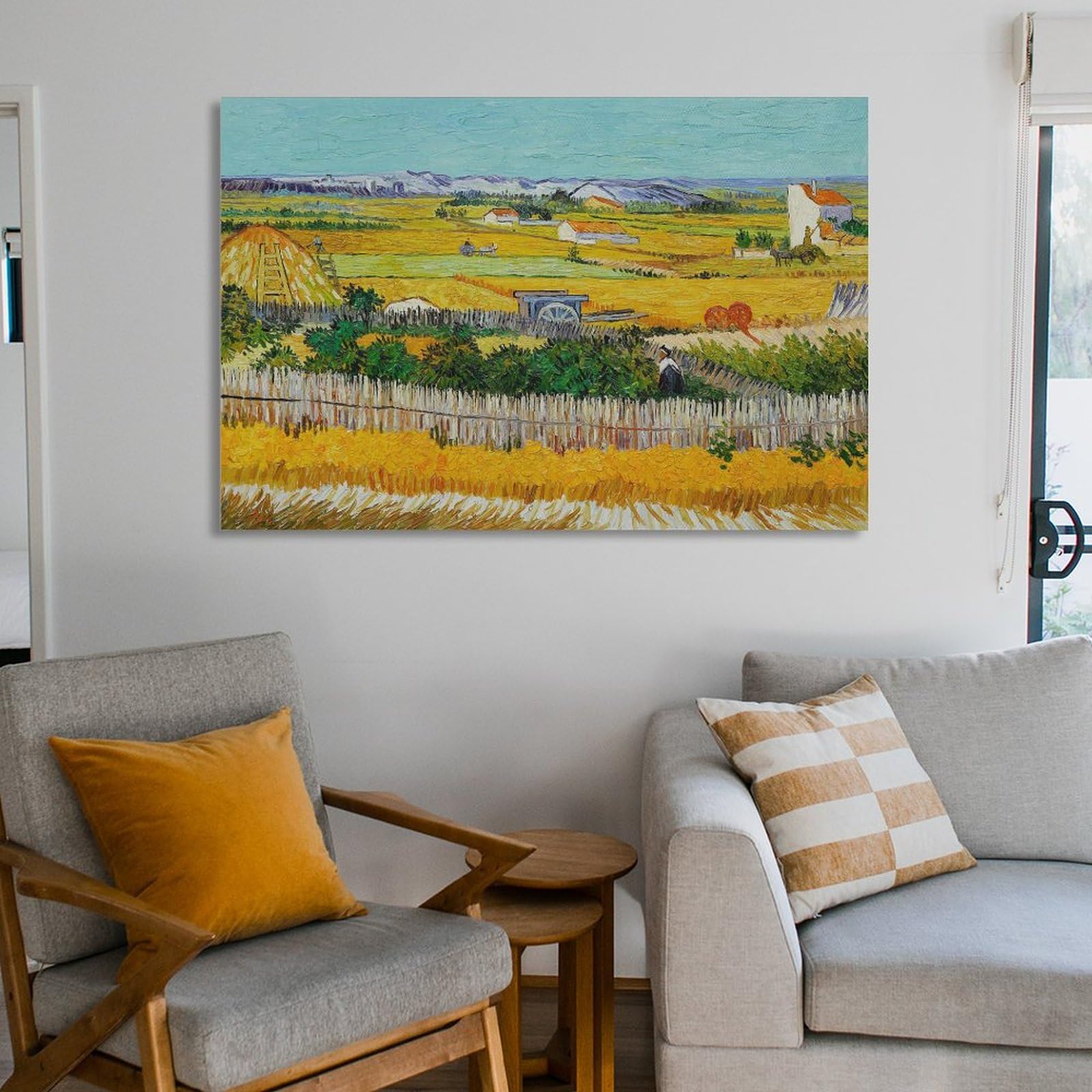 Amazon.co.jp: Vincent Van Goghフィンセント・ファン・ゴッホ《収穫