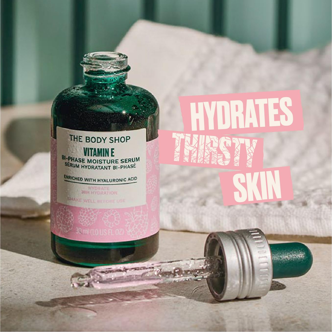 Amazon.com: The Body Shop Vitamin E Bi-Phrase Serum - Hydration