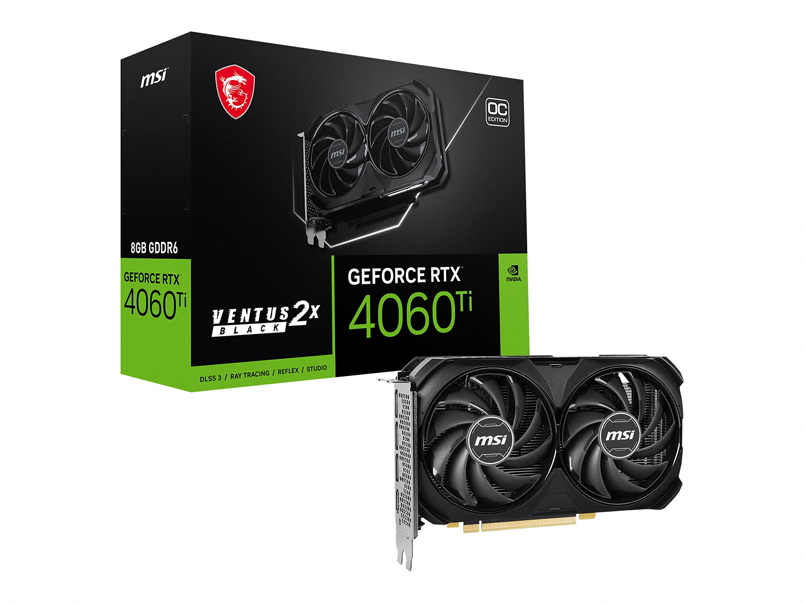 Amazon.com: msi Gaming GeForce RTX 4060 Ti 8GB GDRR6 Extreme Clock