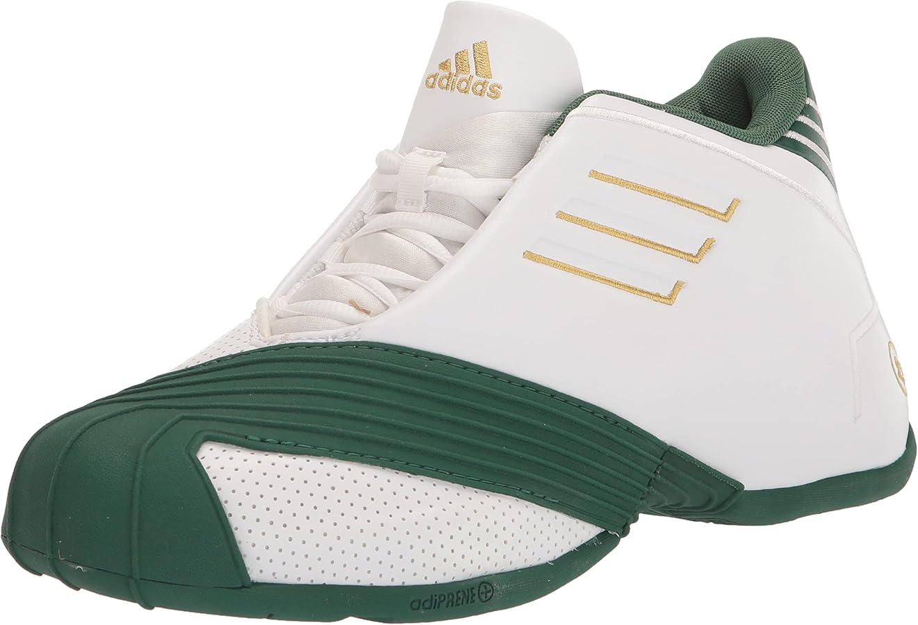Amazon | adidas Men's T-Mac 1 Basketball Shoe, White, 12