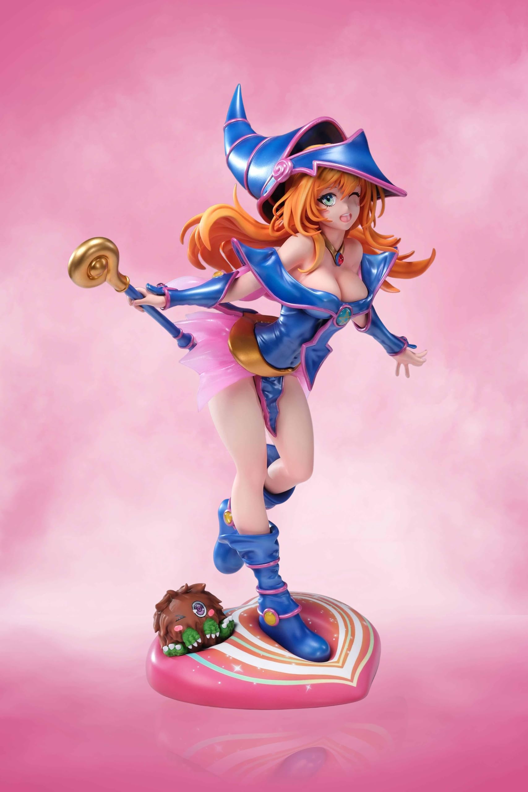 塗装済み ブラックマジシャンガール フィギュア ガレージキット 遊戯王