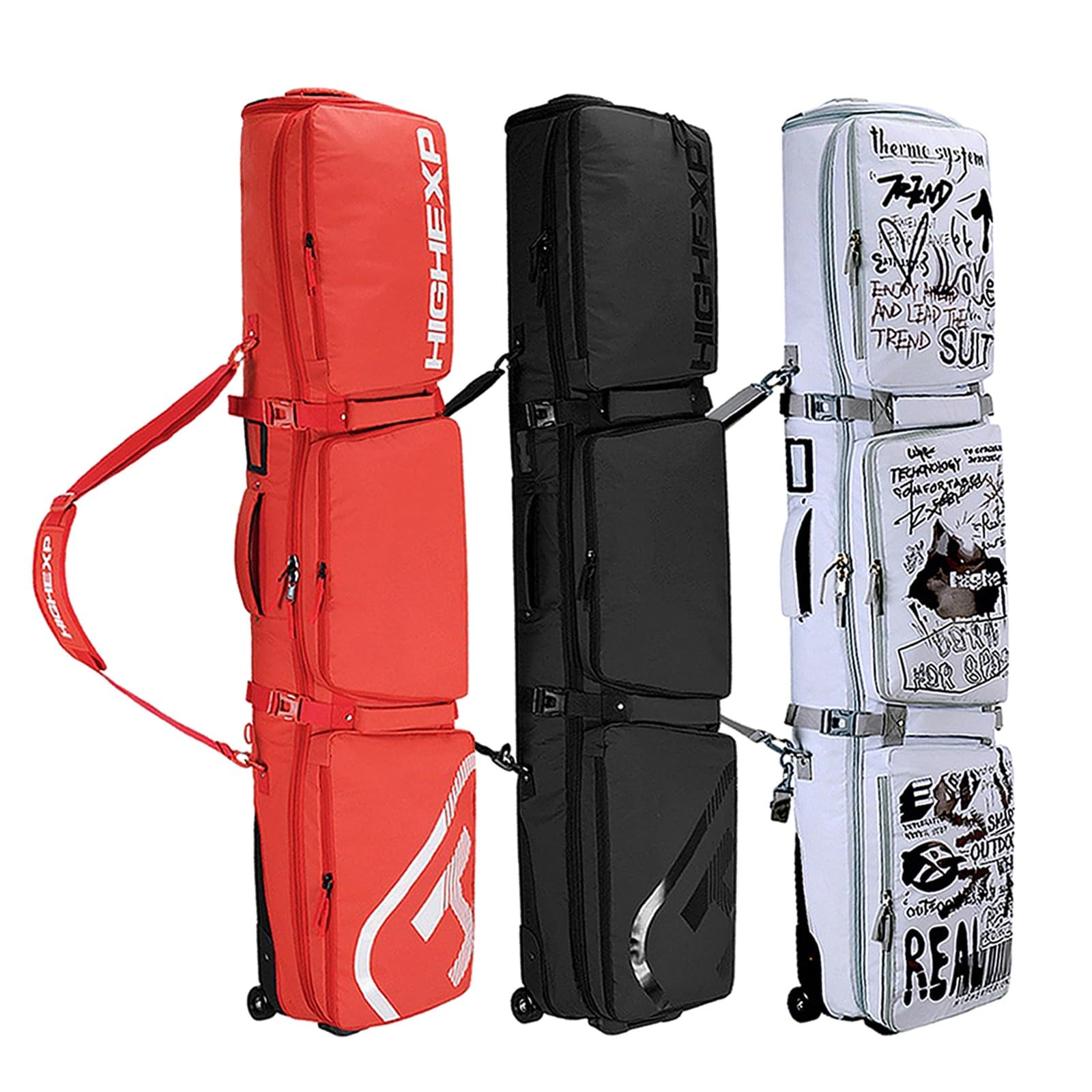 Amazon.co.jp: ボードケース キャスター付スノーボード ウィール