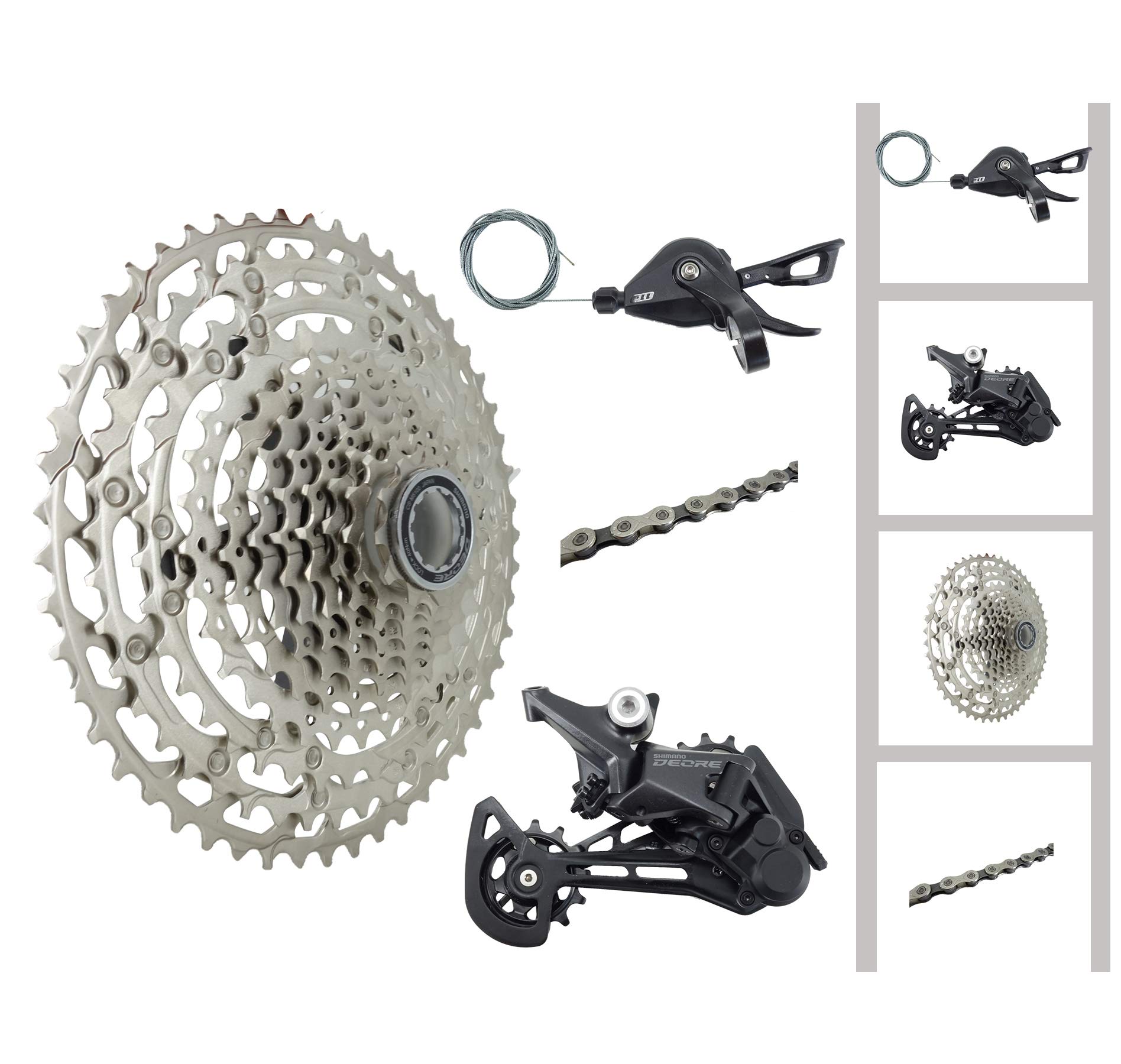 Amazon.com : JGbike Compatible MTB groupset for Shimano Deore