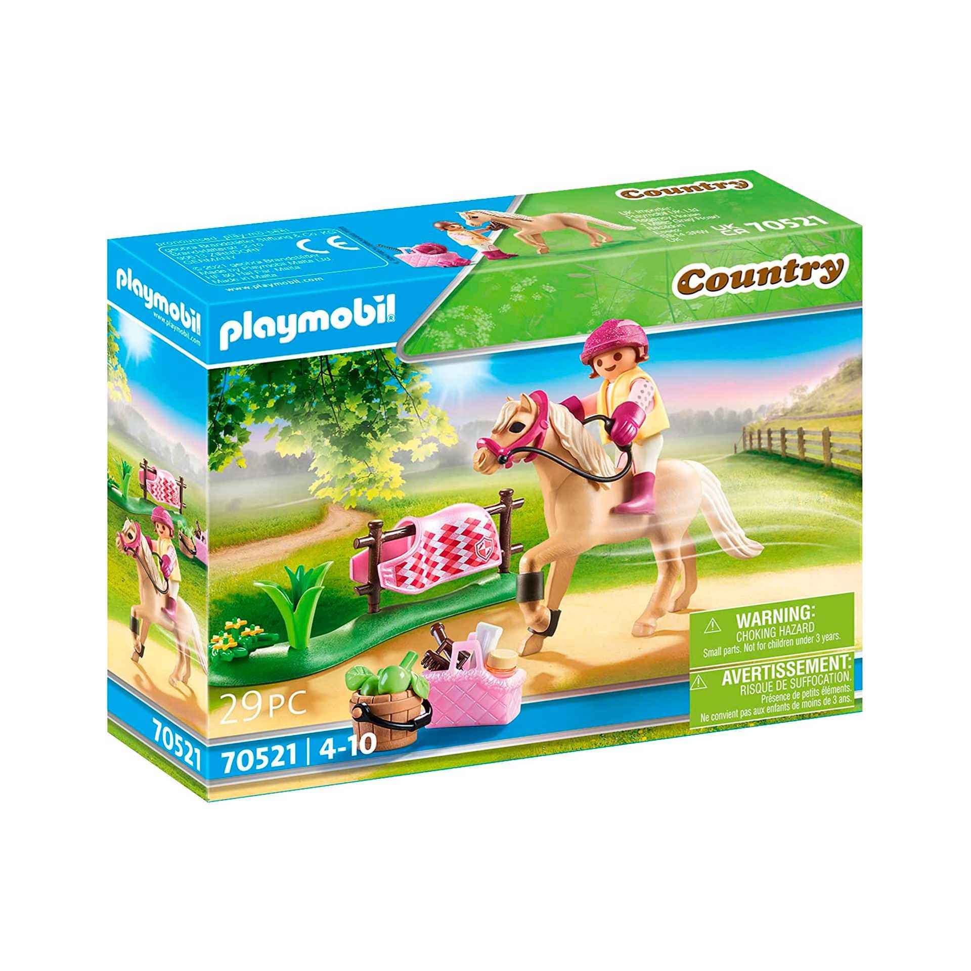 PLAYMOBIL - 70521 - Bej Pony ile Cavaliere : Amazon.com.tr: Oyuncak