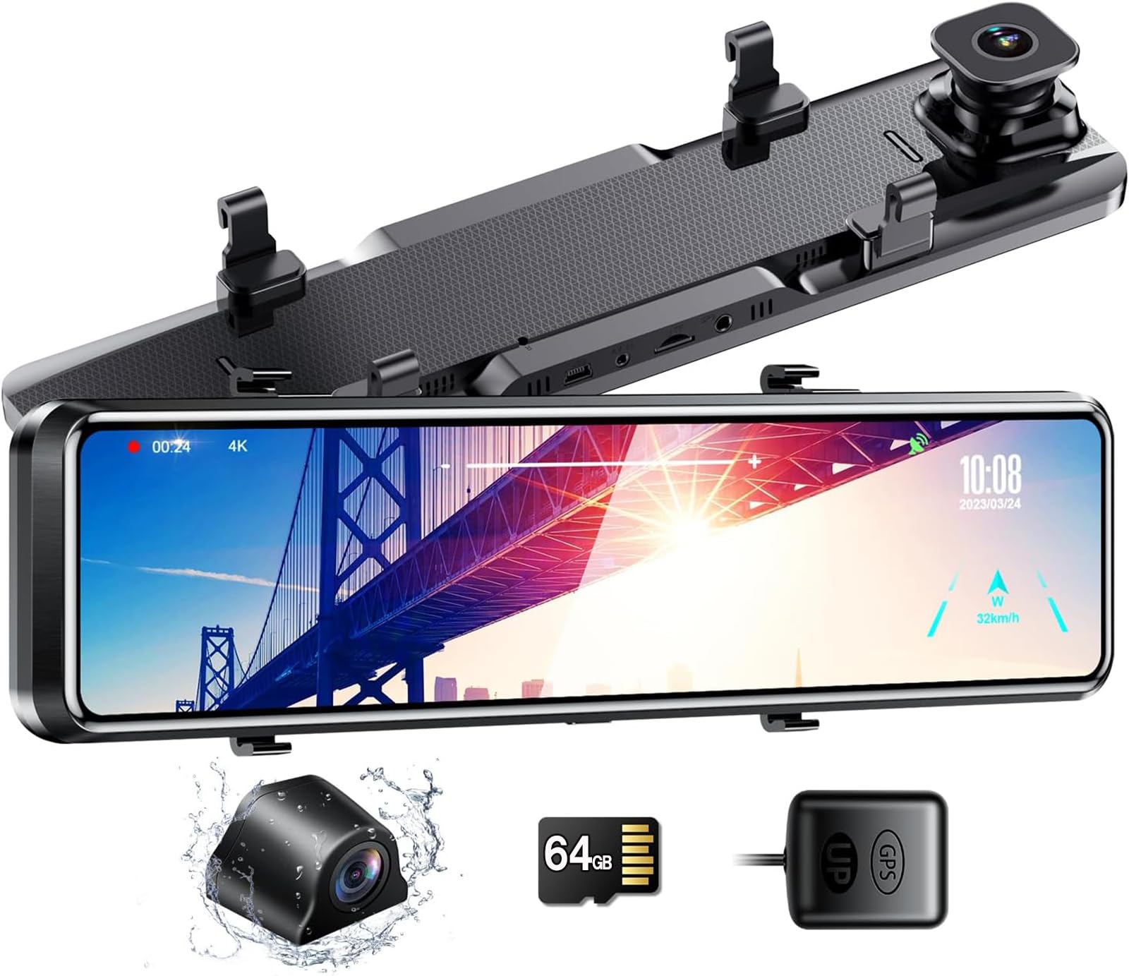 ドライブレコーダ 4K SONY製 フルHD 高画質 広角 常時録画 暗視 防水