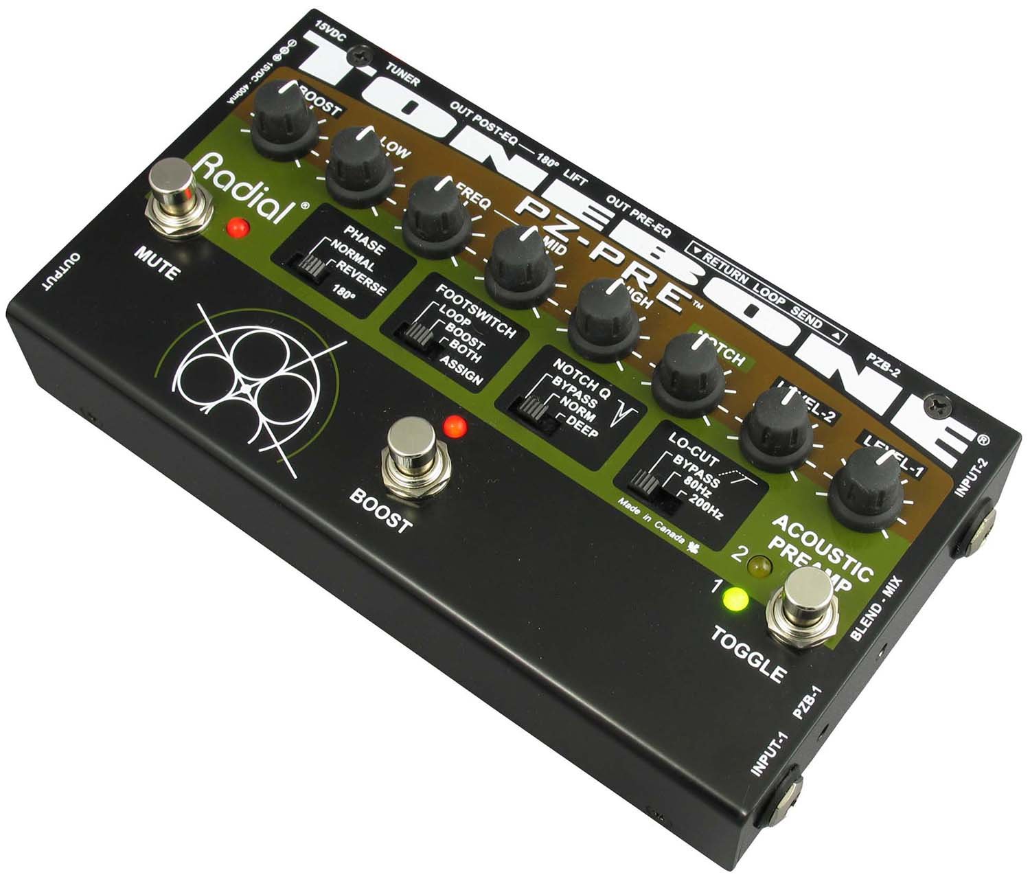 ギター Radial PZ-PRO 2ch Preamp PZ-Pro 2-channel Preamplifier