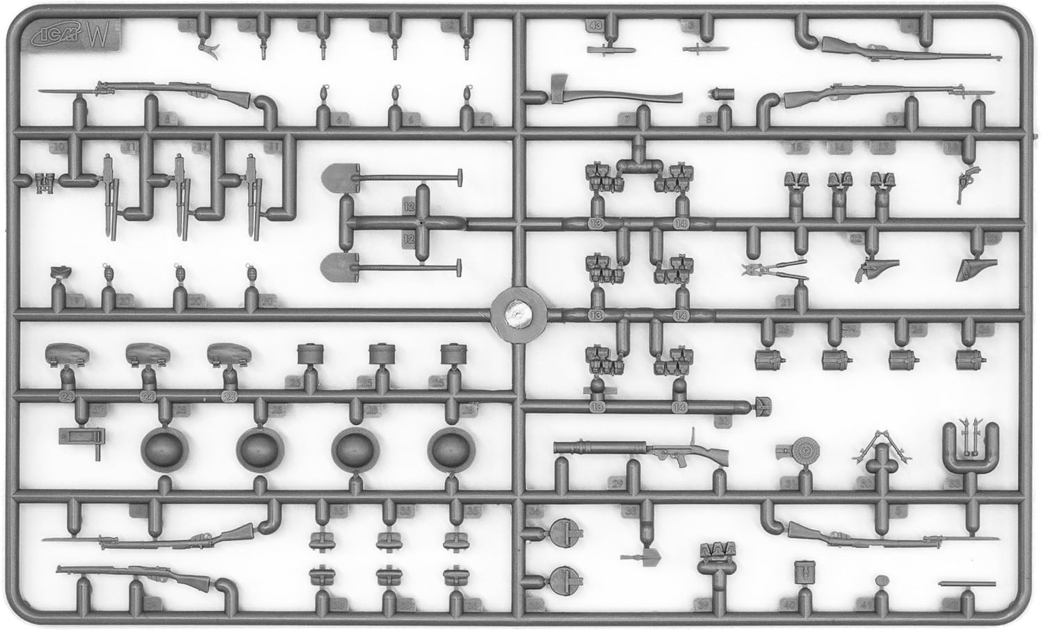 Amazon | ICM 1/35 イギリス陸軍 歩兵 ガスマスク装備 1917 プラモデル