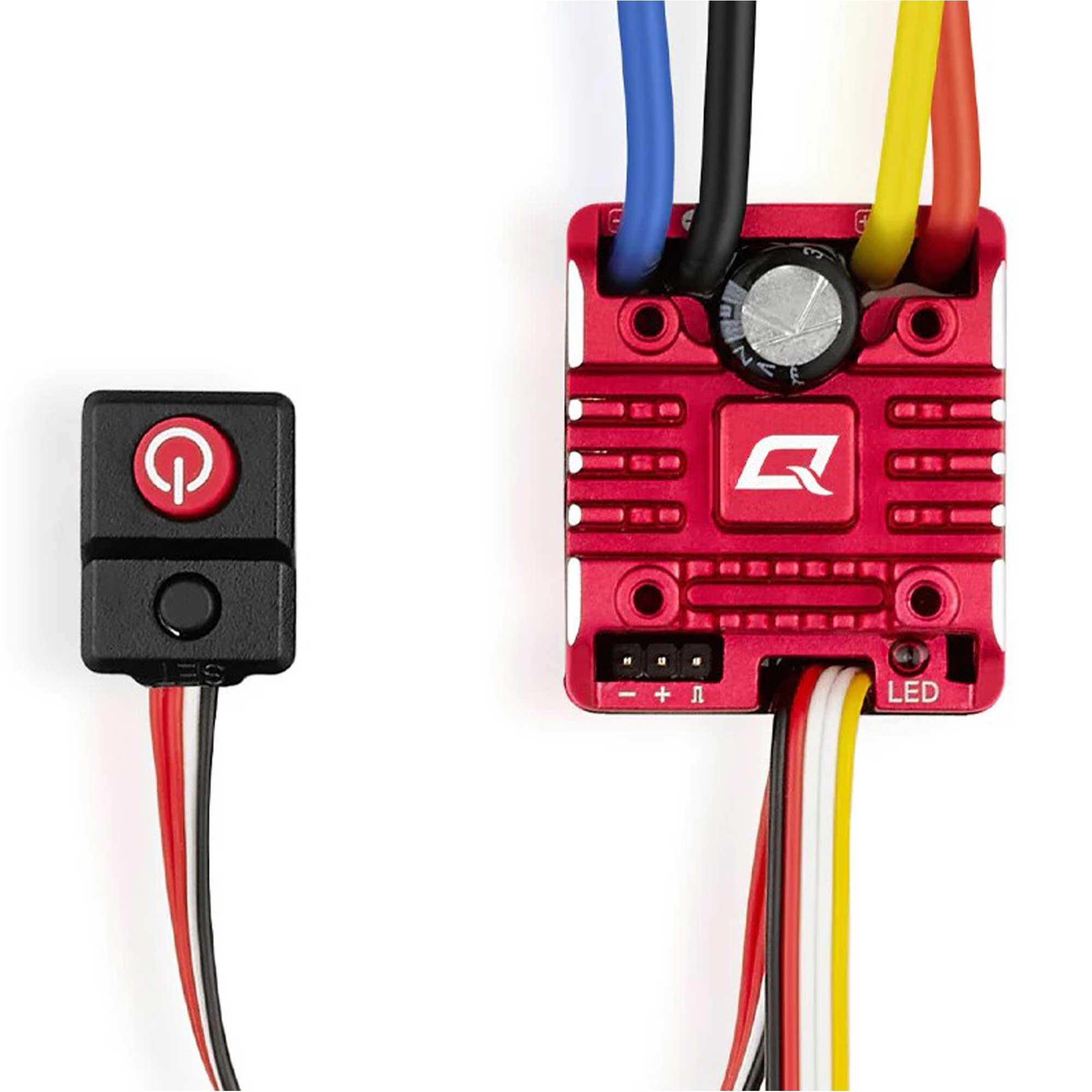 Amazon | HOBBYWING QUICRUN WP 1080 G2 つや消し2-3s ESC