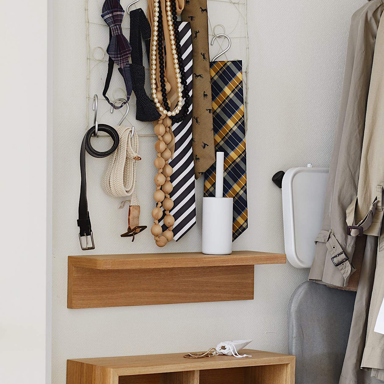 Amazon｜無印良品 壁に付けられる家具・棚・幅44cm・オーク材 幅44