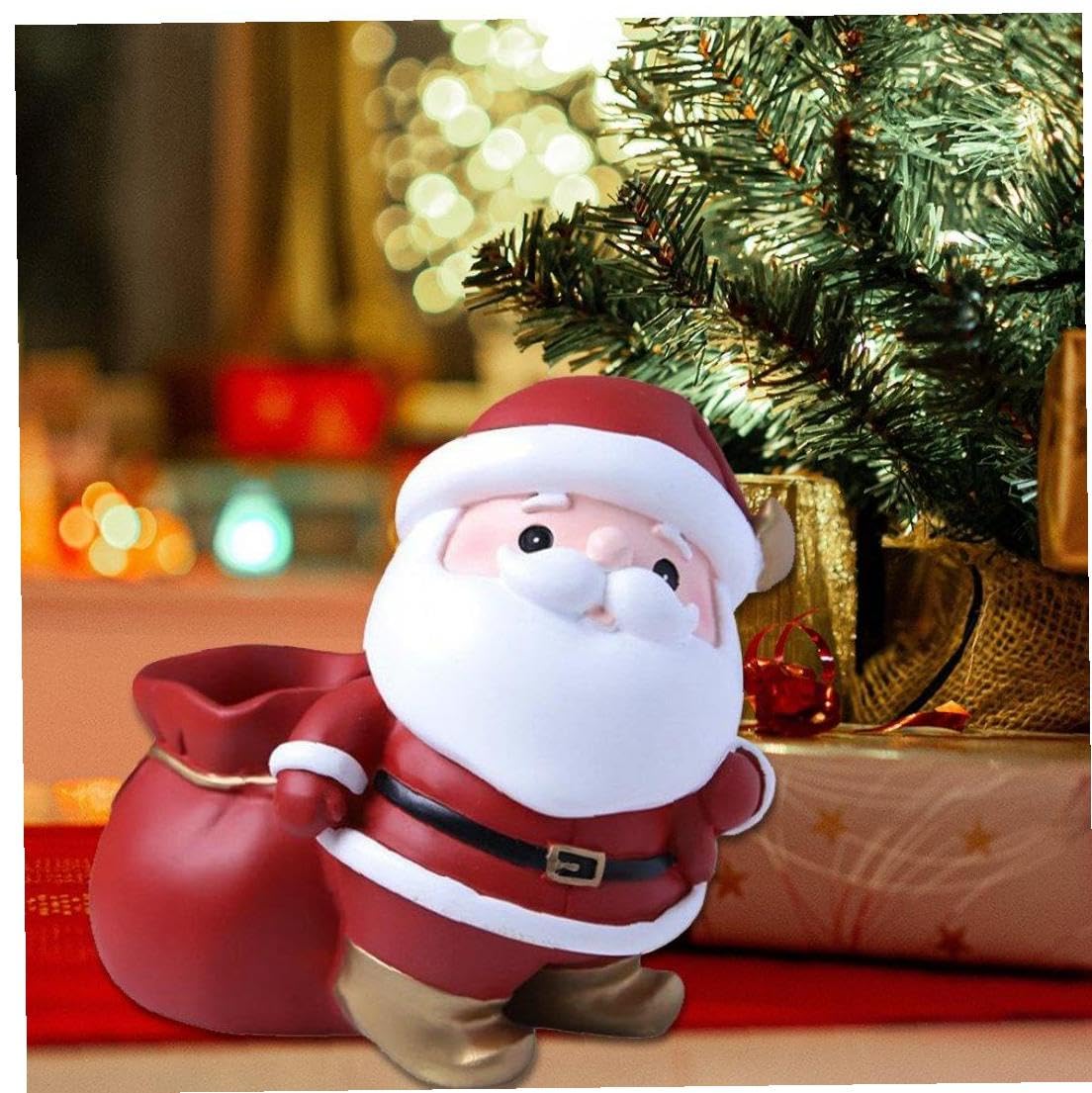 Amazon.co.jp: 貯金箱 コイン銀行 サンタクロース 樹脂サンタ 収納箱